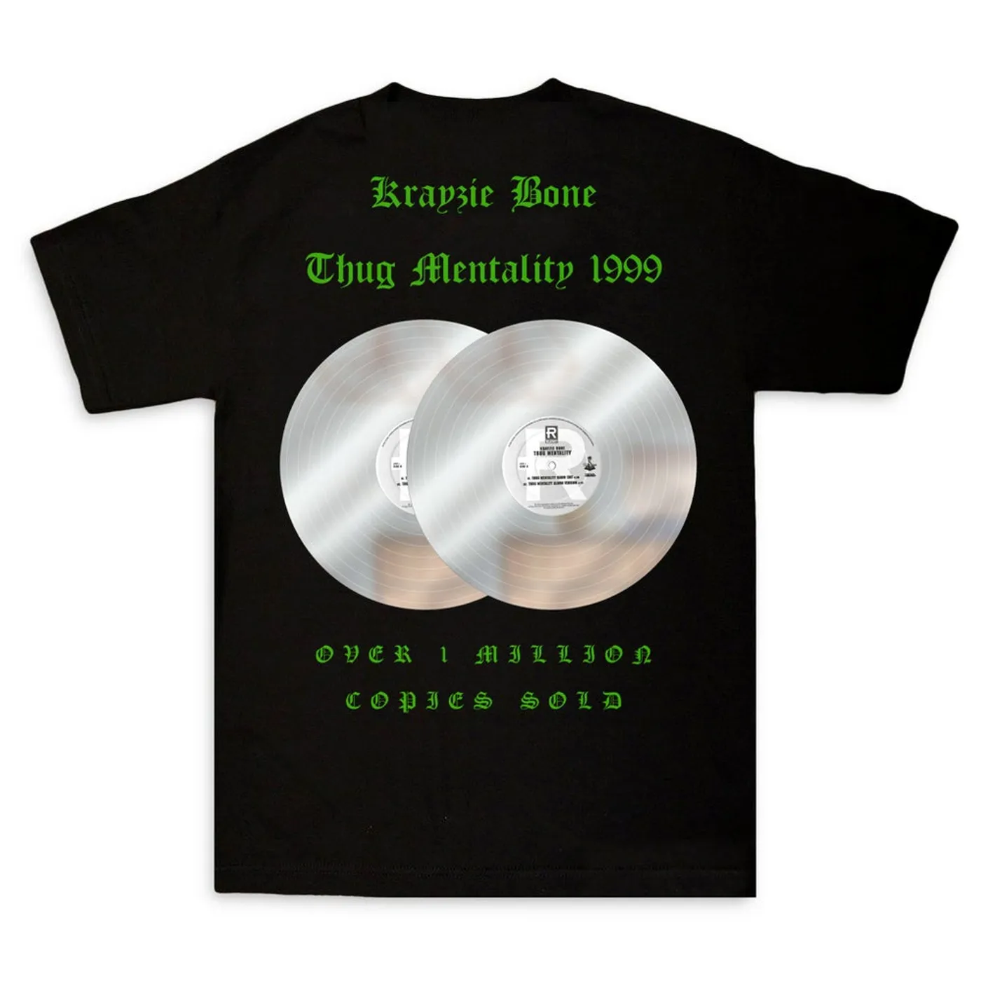 Krayzie Bone TL "Thug Mentality" Black Tee