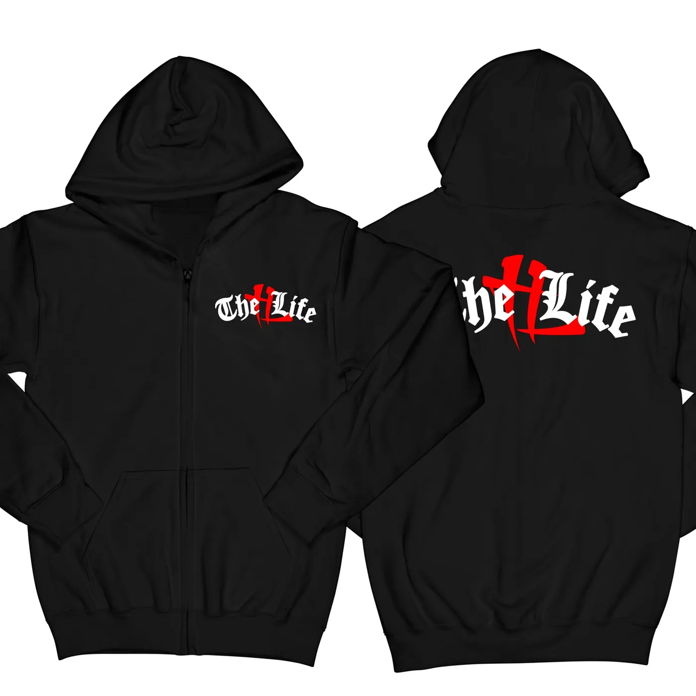 Krayzie Bone TL Old English "Black" Zip Up Hoodie