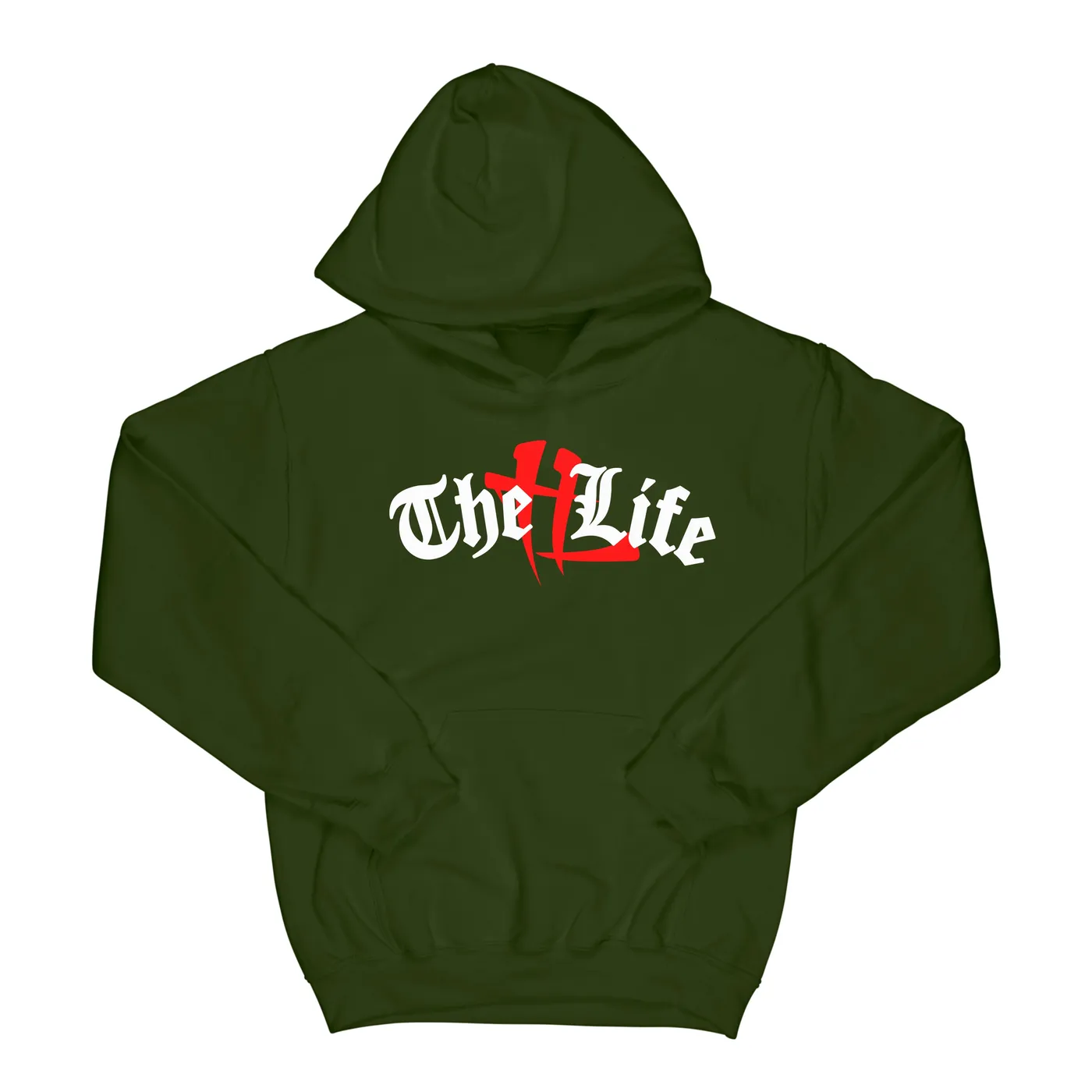 Krayzie Bone TL Old English Logo "Military Green" Hoodie