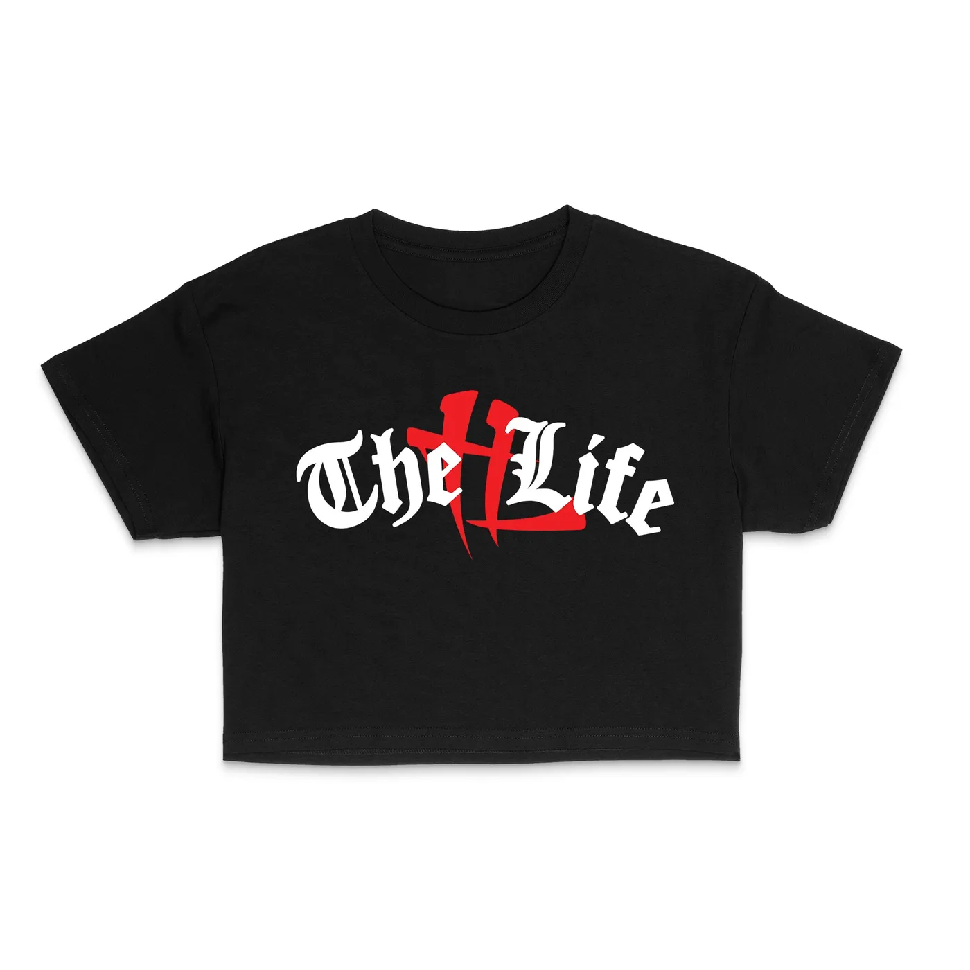 Krayzie Bone TL Old English "Black" Cropped Tee