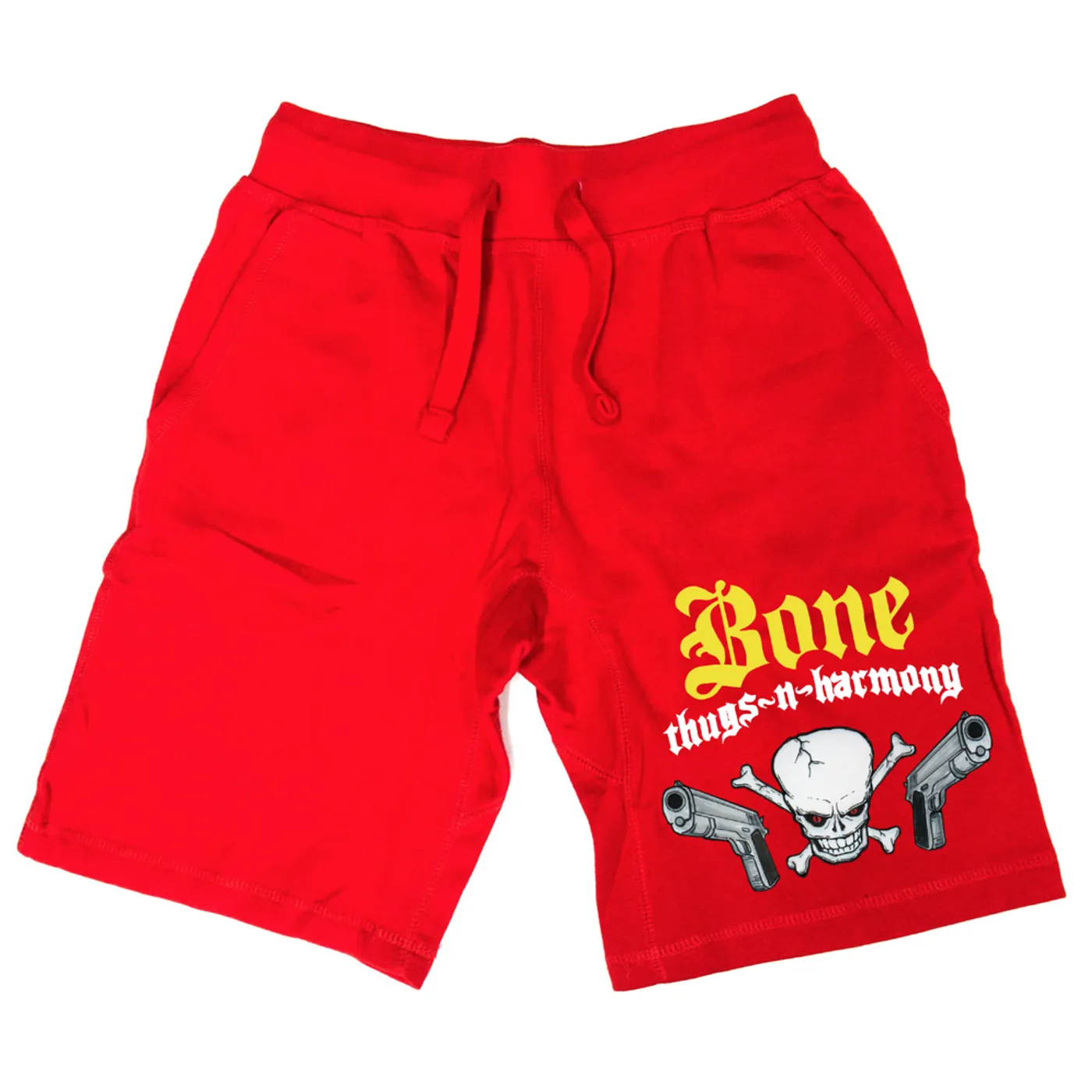 Bone Thugs-N-Harmony Guns n Skulls "Red" Shorts