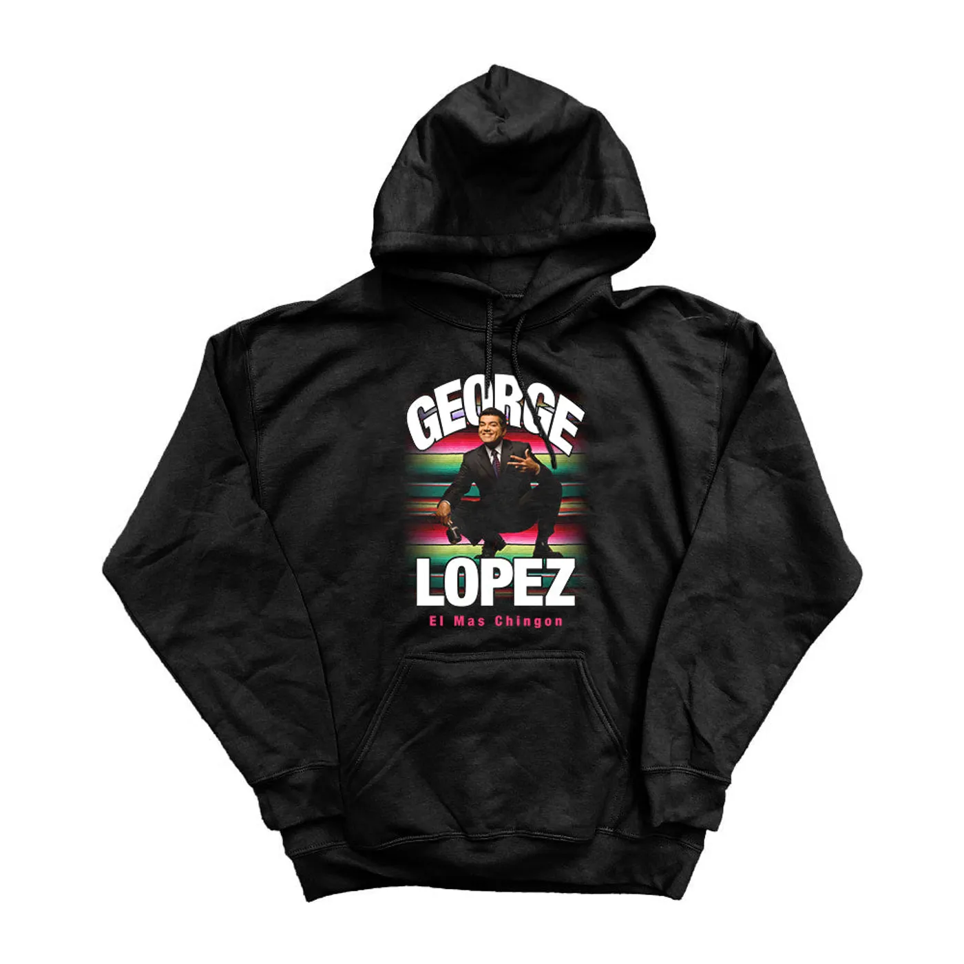 George Lopez Zarape "Black" Hoodie