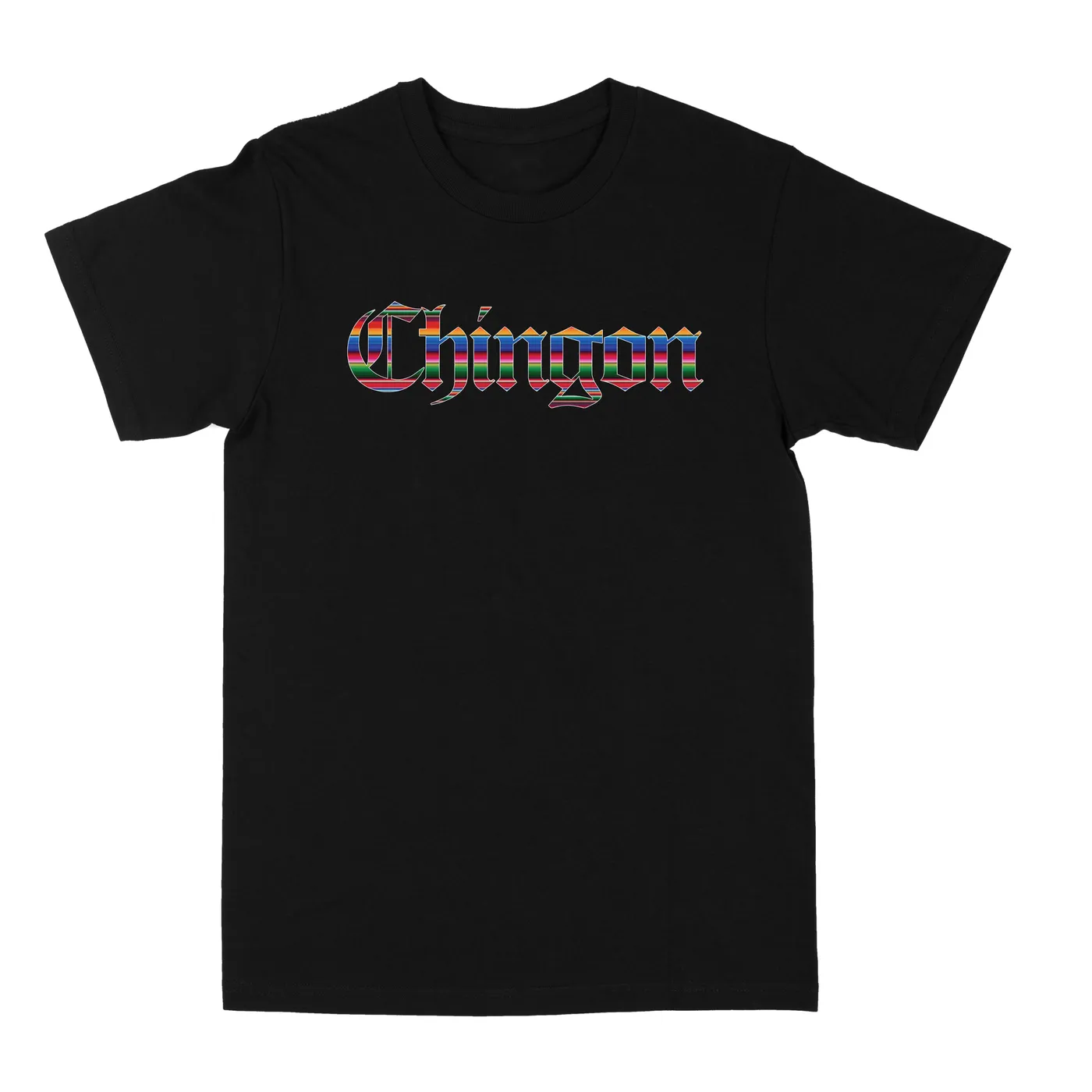 George Lopez Chingon "Zarape Pattern" Black Tee