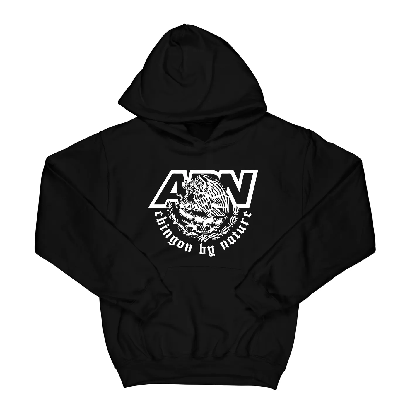 George Lopez Chingon By Nature Seal "Black" Hoodie