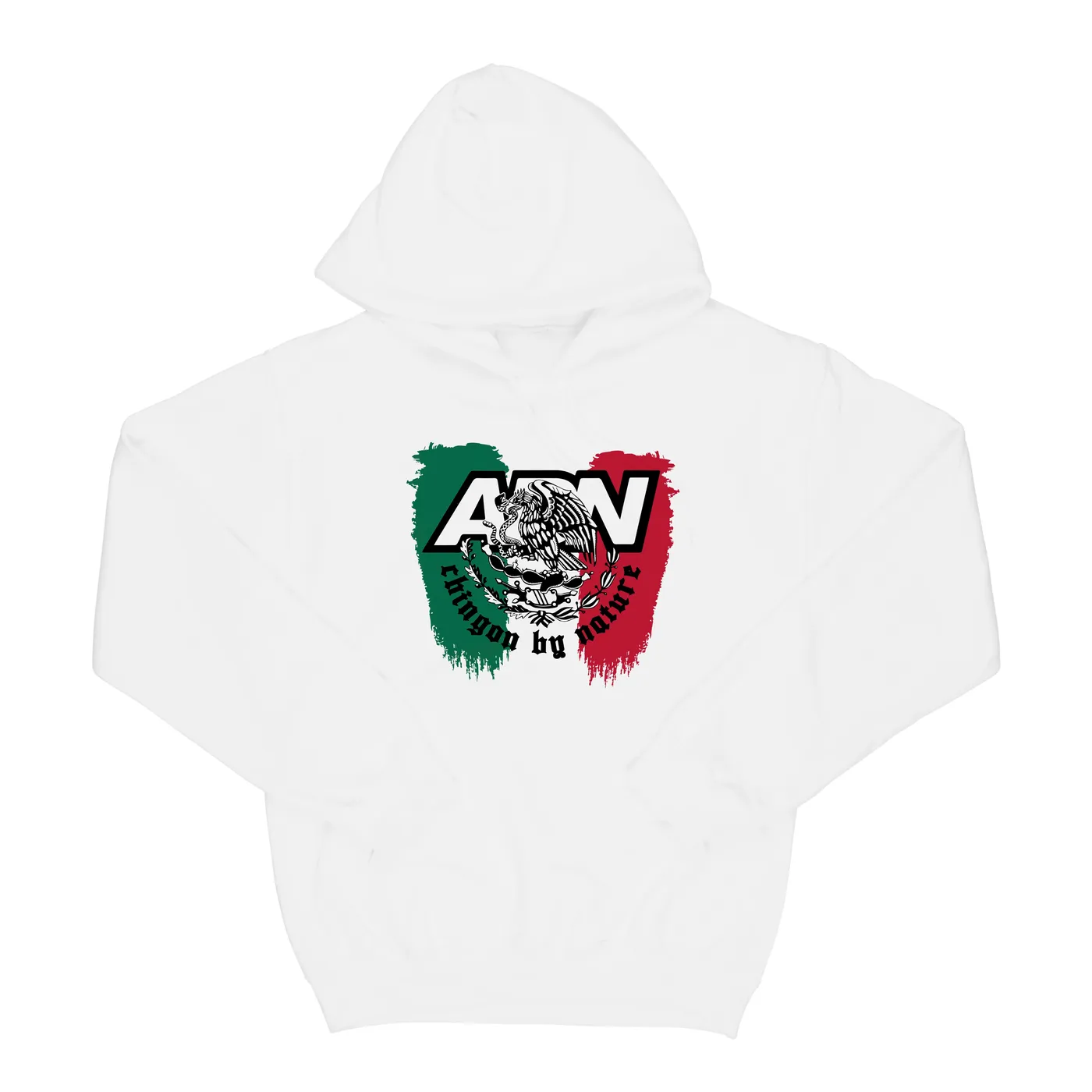 George Lopez Chingon By Nature Flag "White" Hoodie