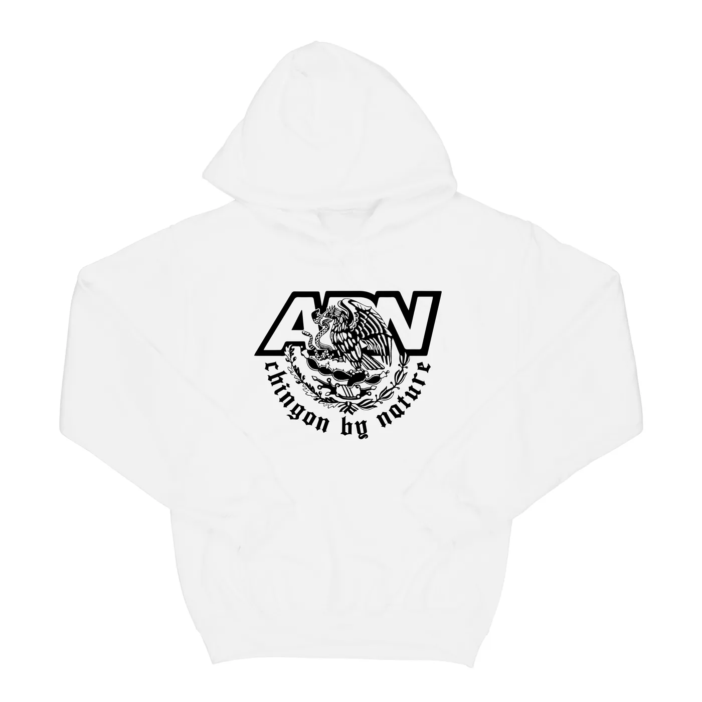 George Lopez Chingon By Nature Seal "White" Hoodie
