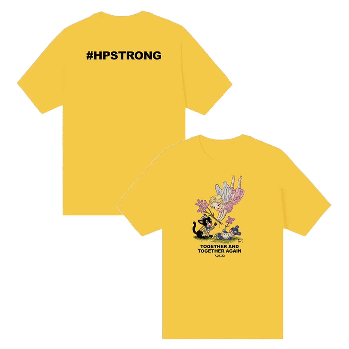 The Smashing Pumpkins Together Yellow Tee