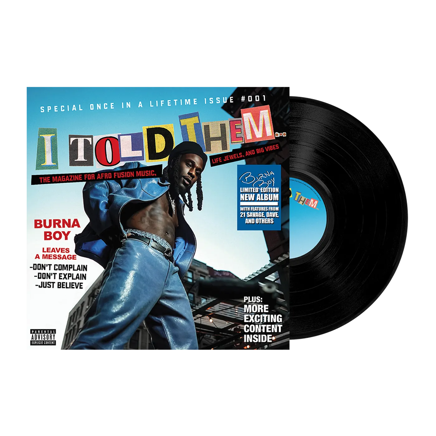 Burna Boy I Told Them... Vinyl