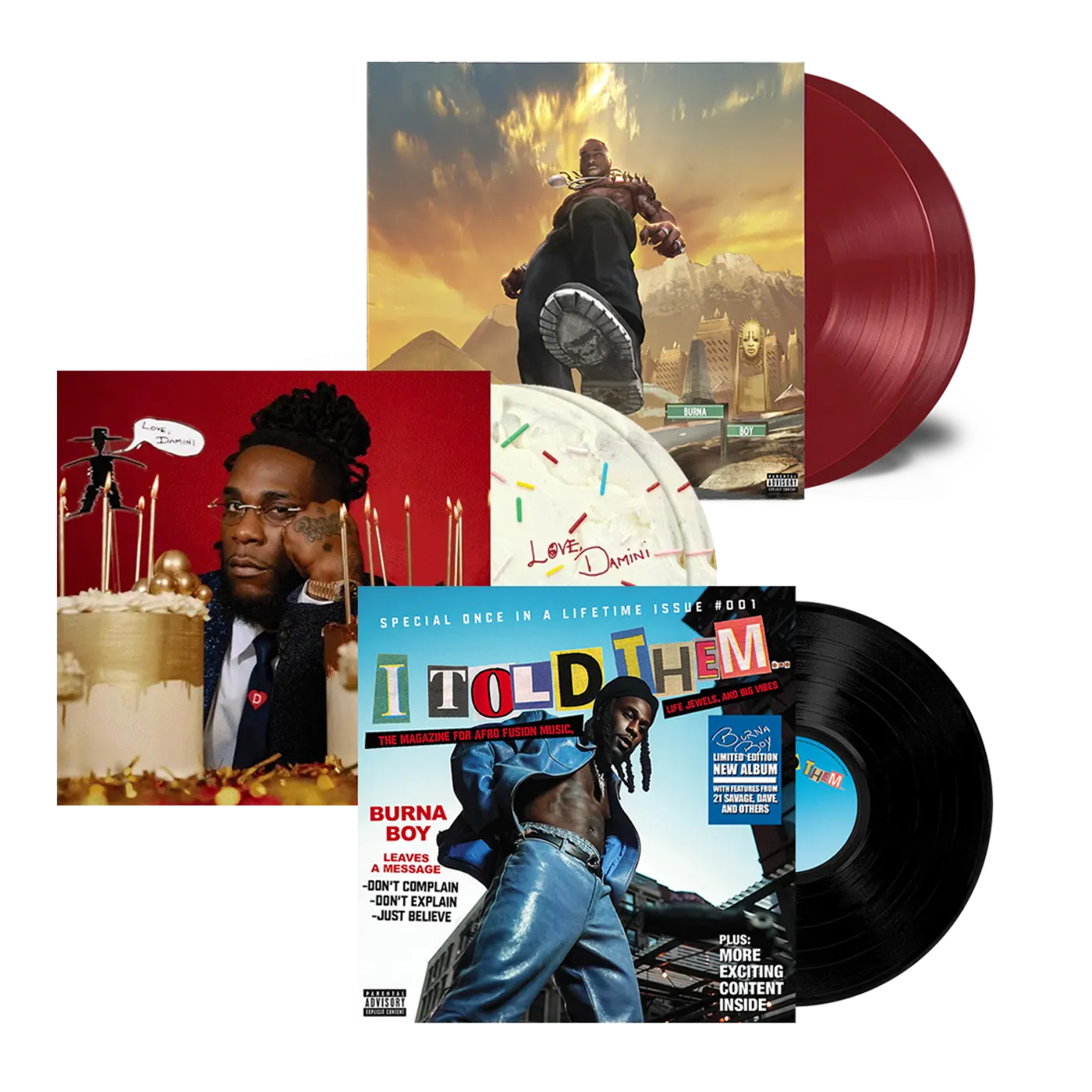 Burna Boy Vinyl Collectors Bundle