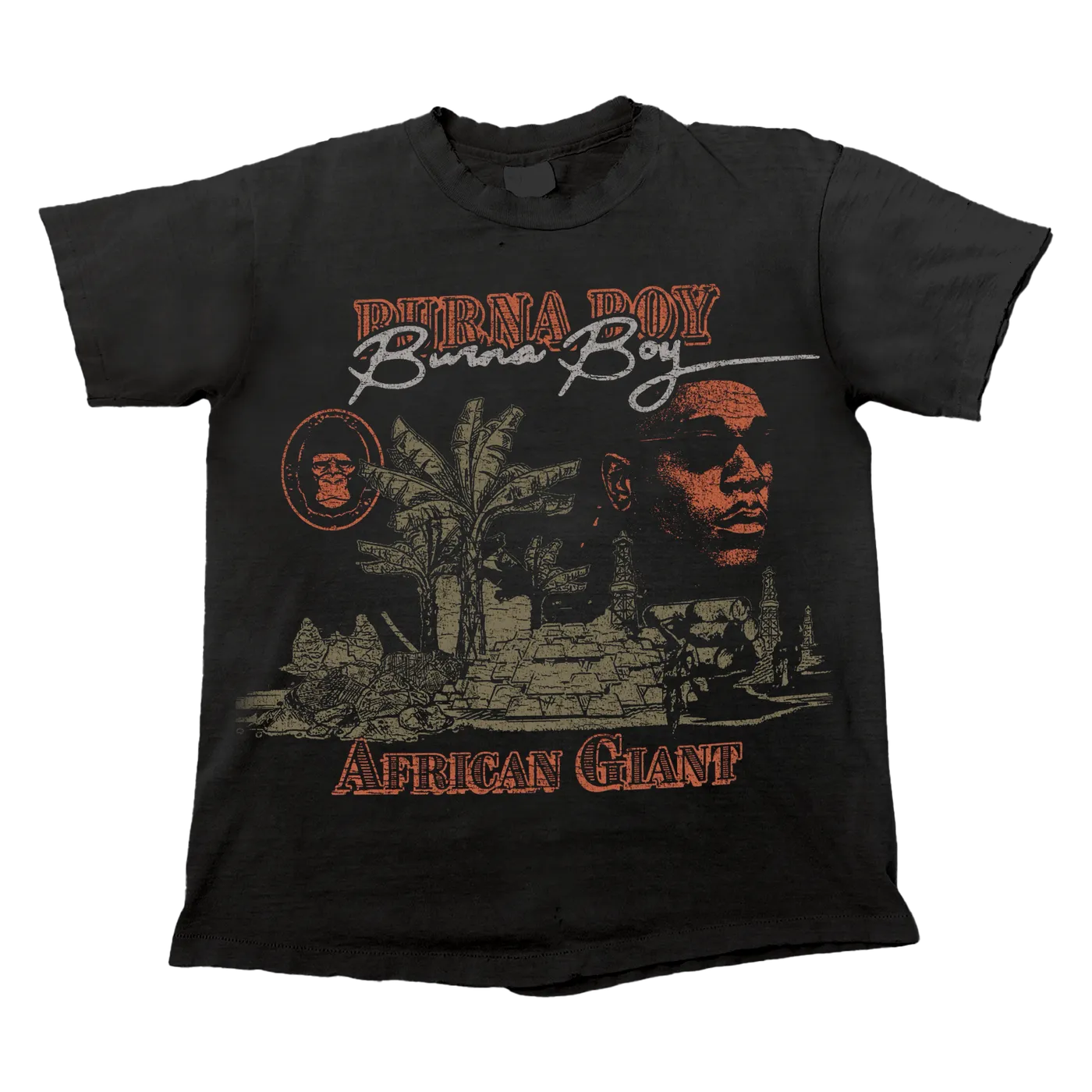 Burna Boy African Giant Anniversary T-shirt