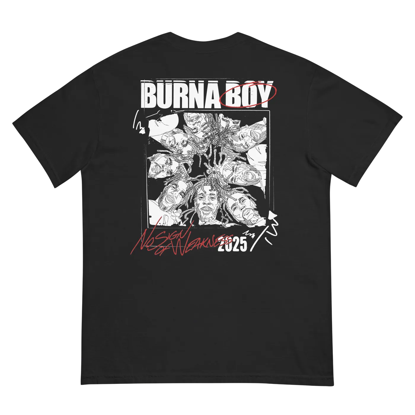 Burna Boy Many Faces T-shirt