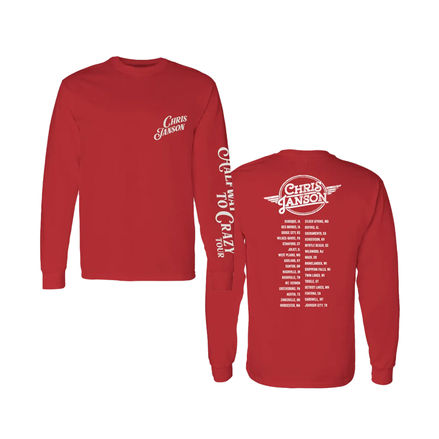 Chris Janson 2022 Tour Longsleeve