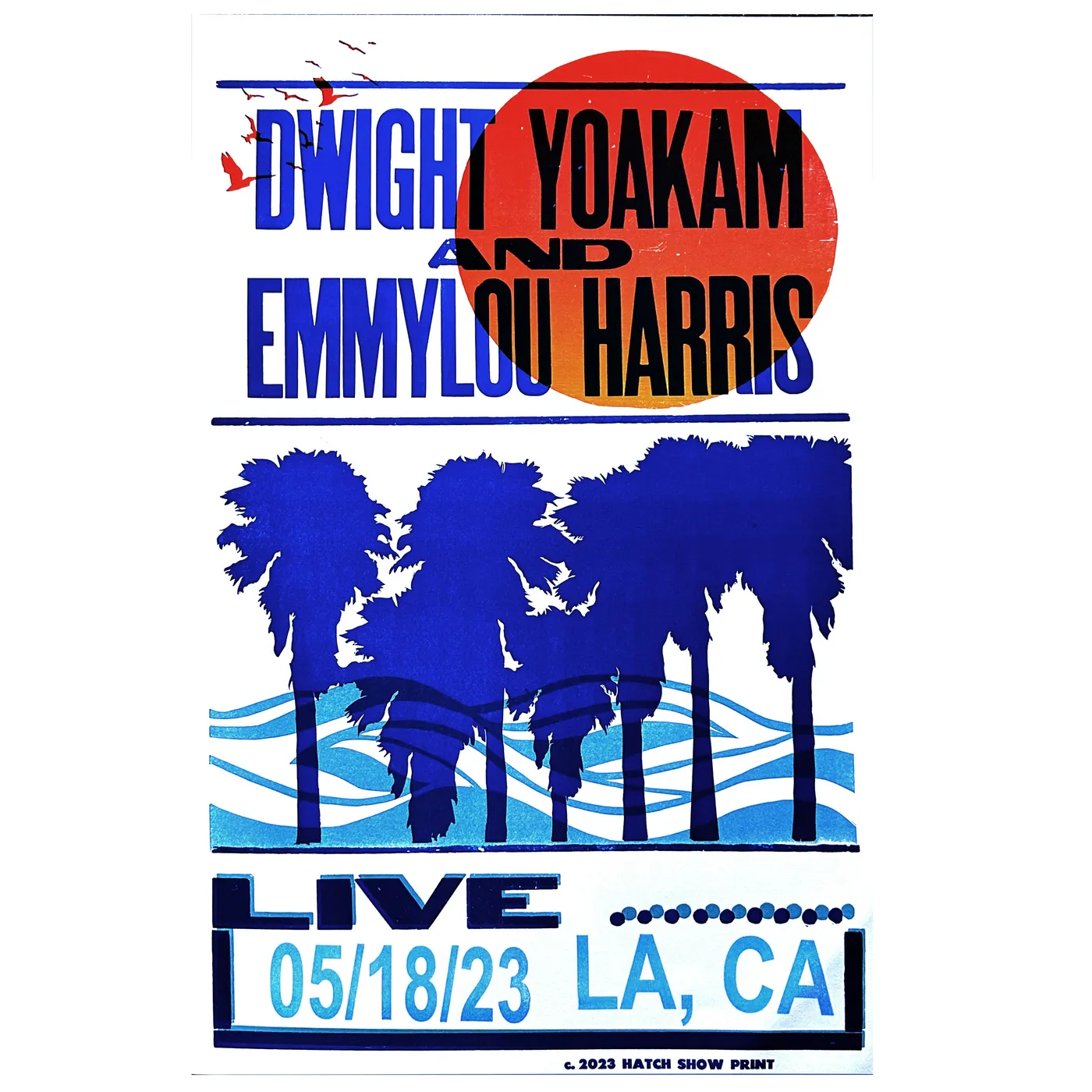 Dwight Yoakam Limited Edition Hatch Show Poster