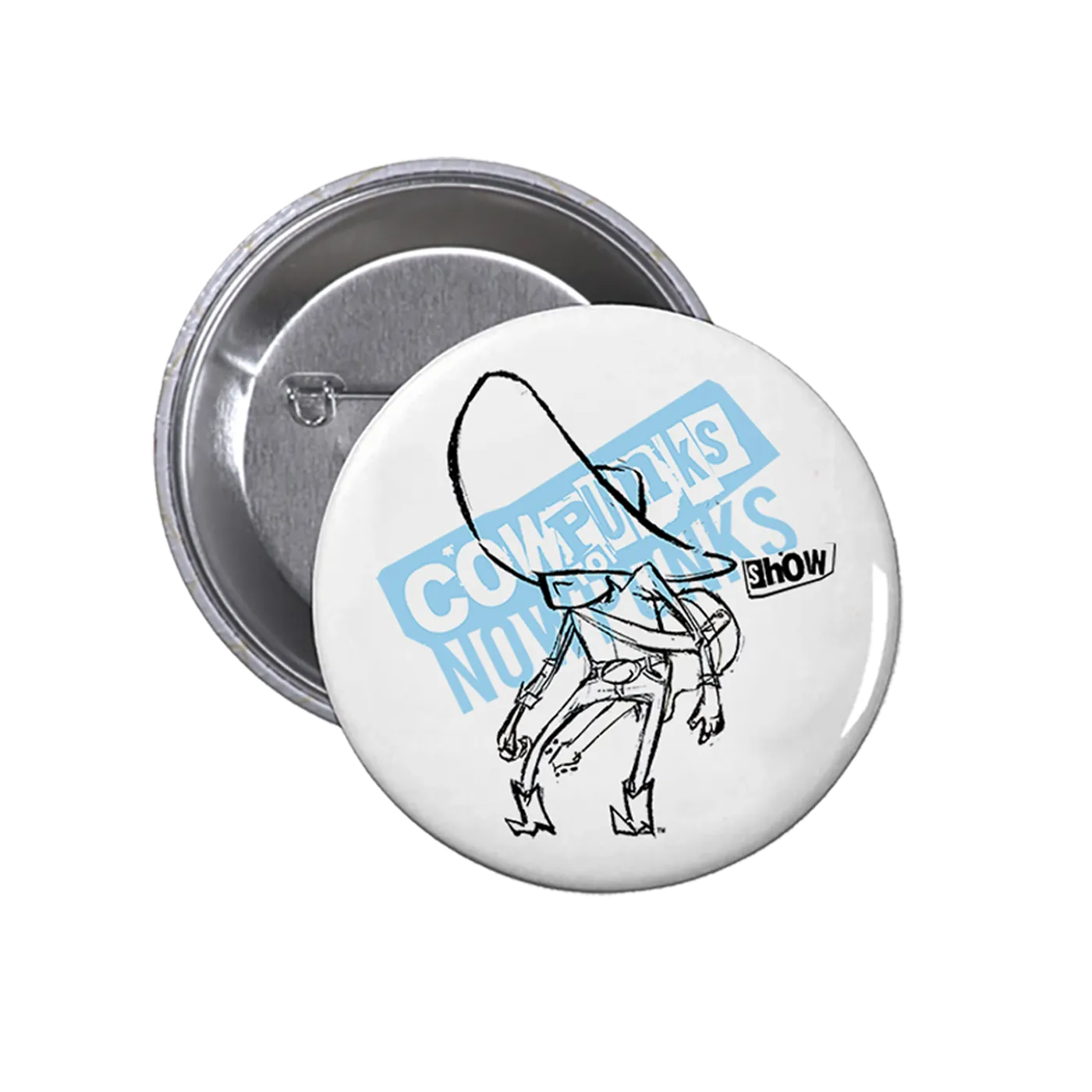 Dwight Yoakam Cowpunks Button Pin