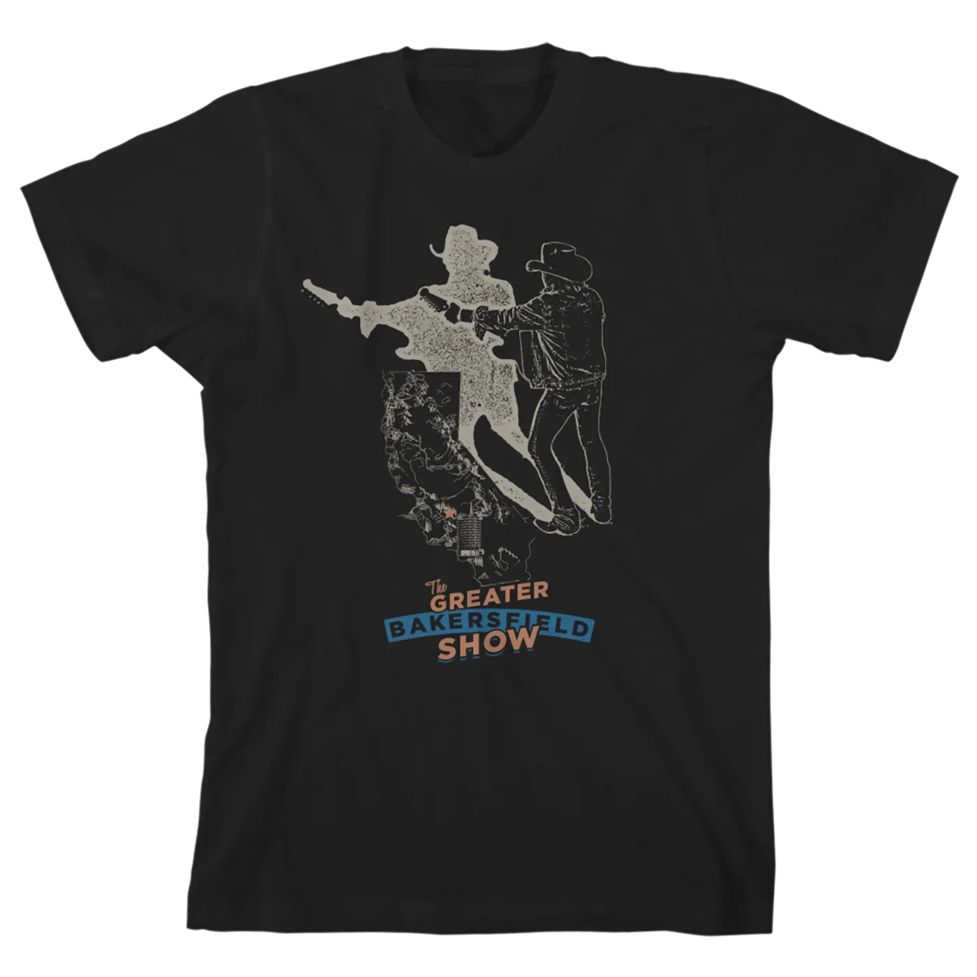 Dwight Yoakam Big Shadow T-shirt (Black)