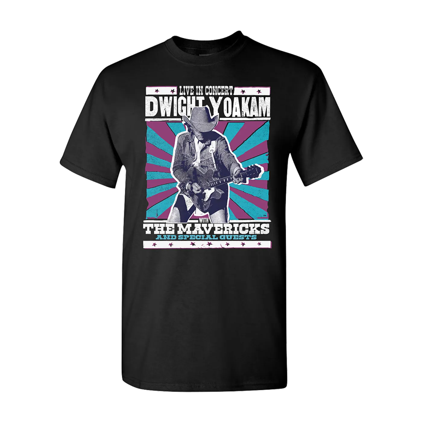 Dwight Yoakam with the Mavericks T-Shirt