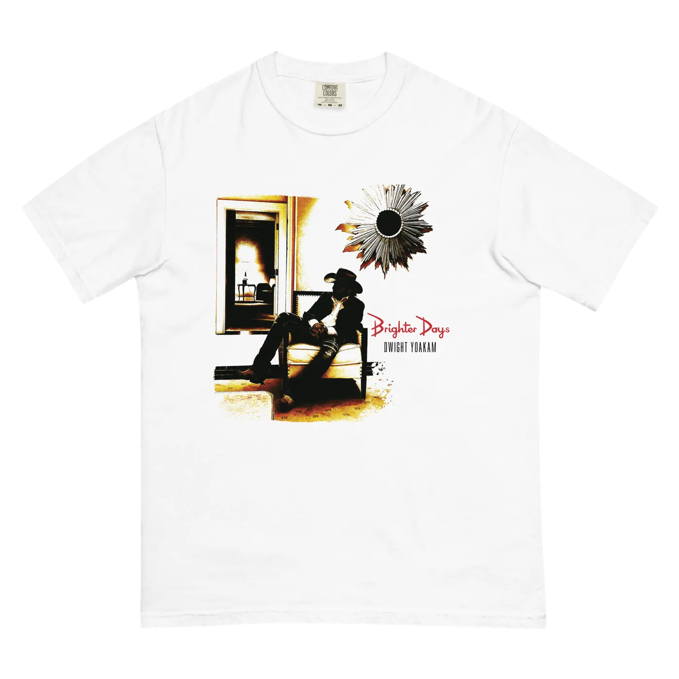 Dwight Yoakam Brighter Days Album T-Shirt White
