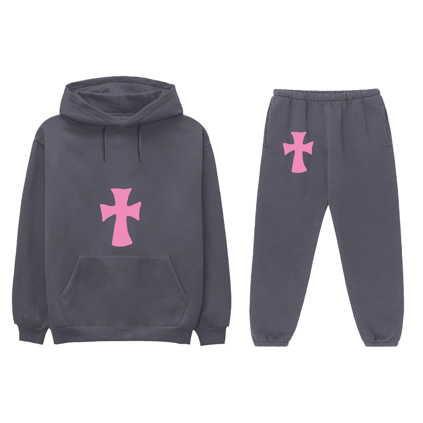 Lil Uzi Vert Pink Cross Hoodie and Sweats