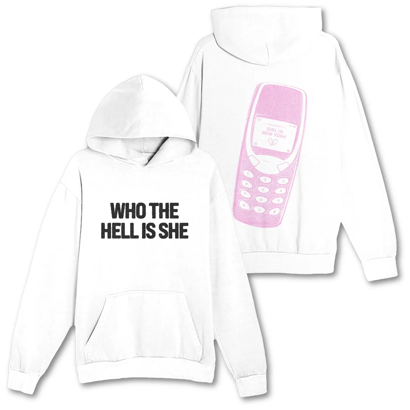 Nessa Barrett Who The Hell Is She Hoodie