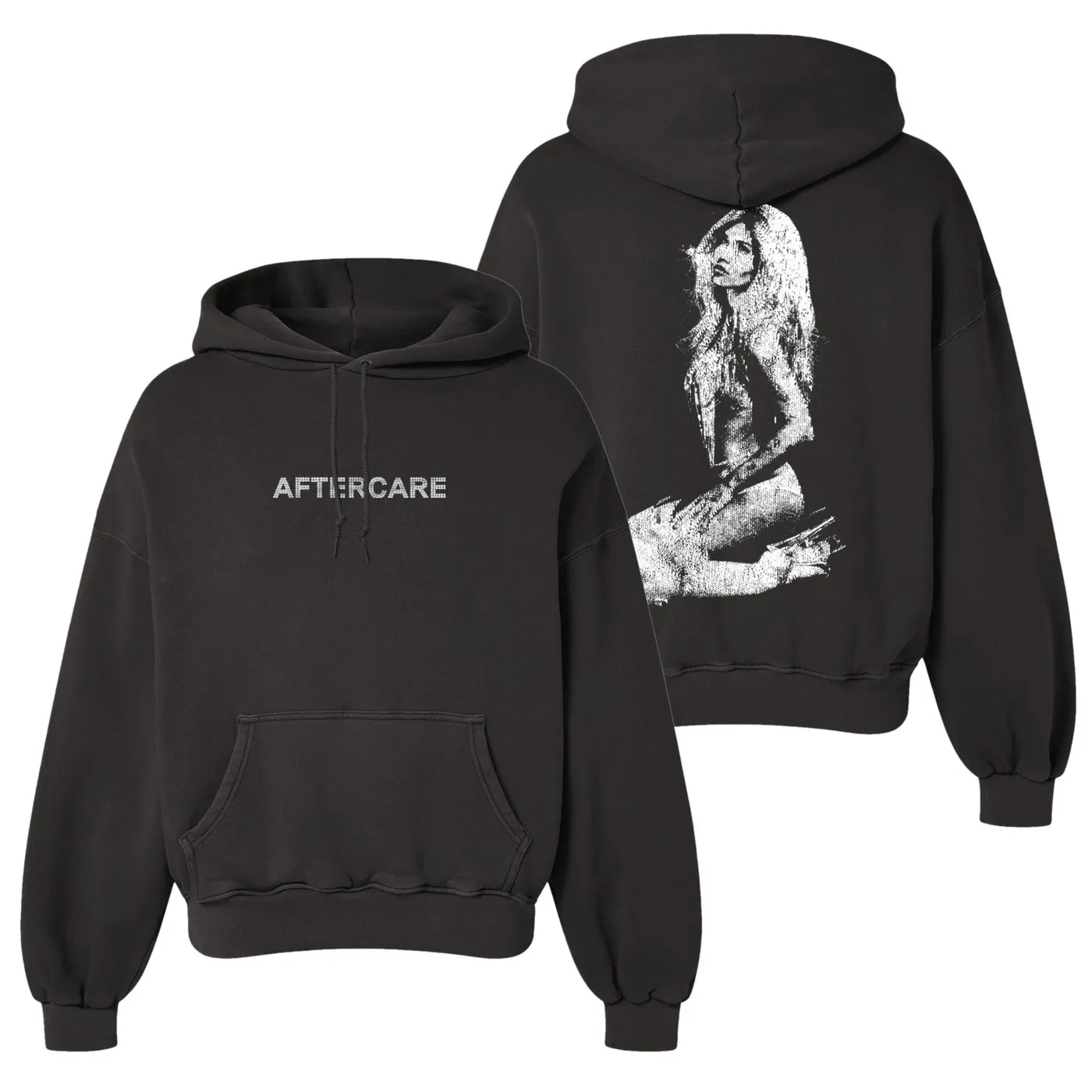 Nessa Barrett AFTERCARE Rhinestone Photo Hoodie