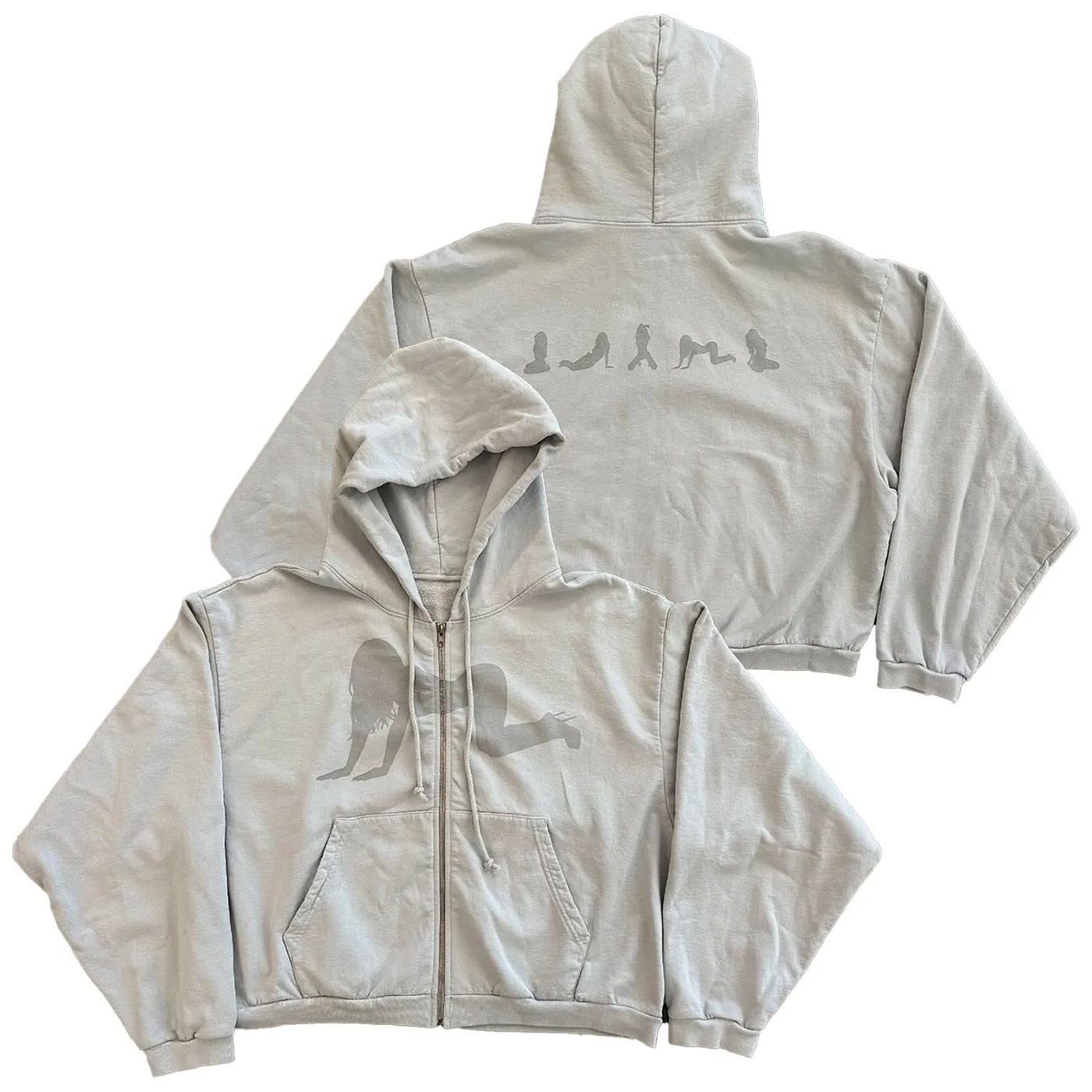 Nessa Barrett Silhouettes Zip Hoodie