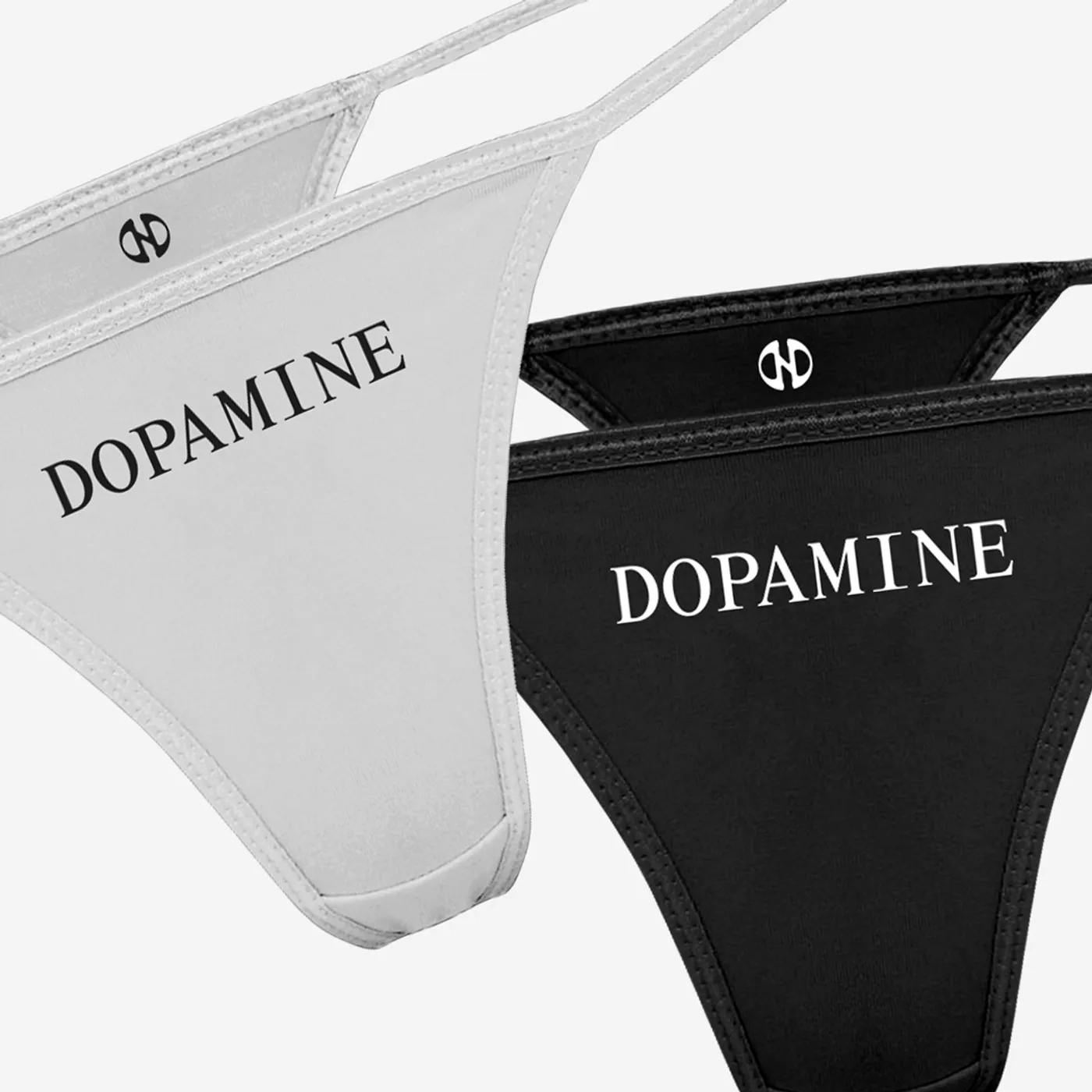 Normani Dopamine Thong Set (Black/White)