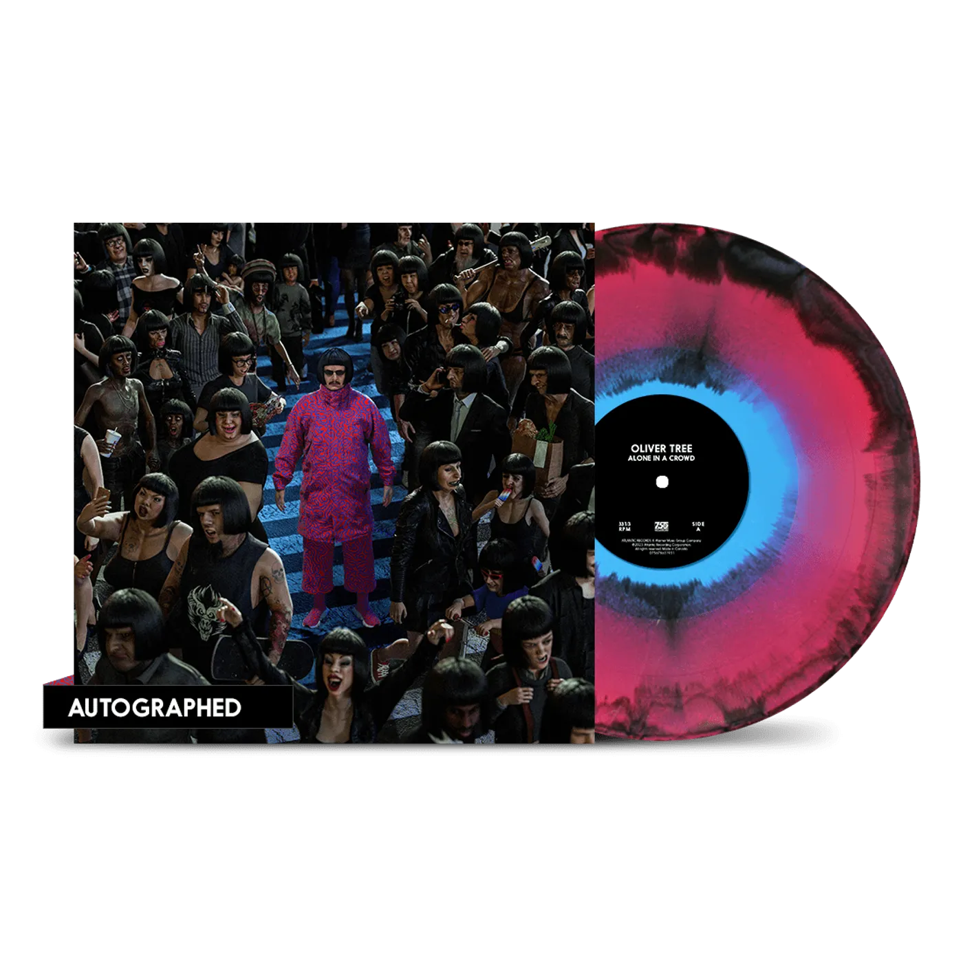 Oliver Tree Alone In A Crowd Signed Artcard Vinyl