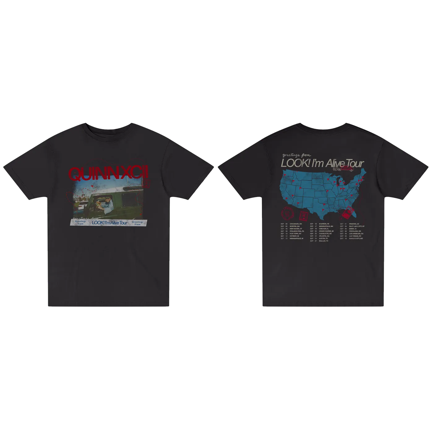 Quinn XCII LOOK! I'm Alive Tour T-Shirt