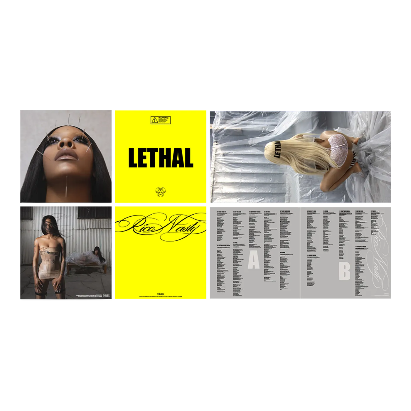 Rico Nasty Lethal Silver Saw Blade Vinyl