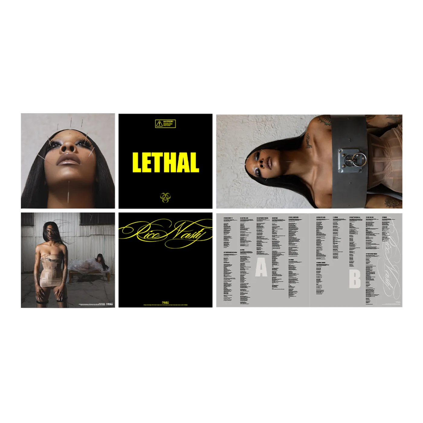 Rico Nasty Lethal Neon Yellow Sawblade Vinyl