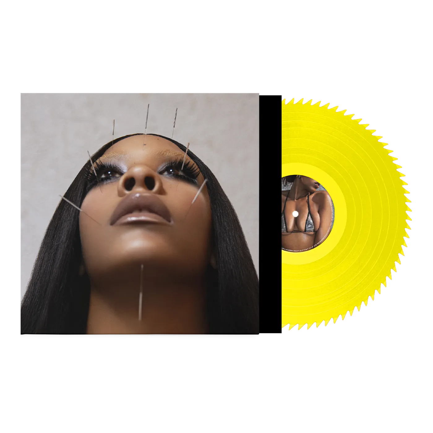 Rico Nasty Lethal Neon Yellow Sawblade Vinyl