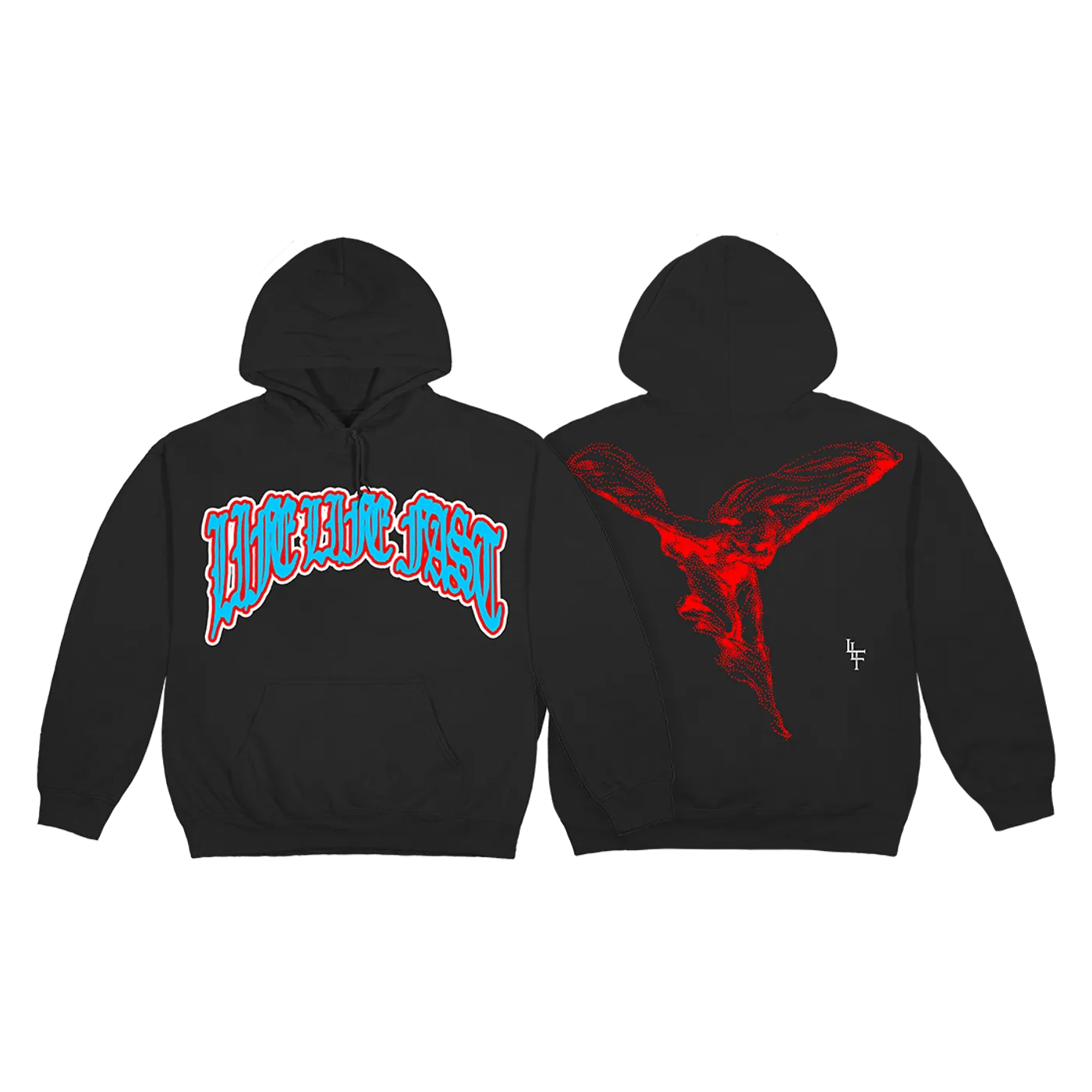 Roddy Ricch Live Life Fast Angel Hoodie