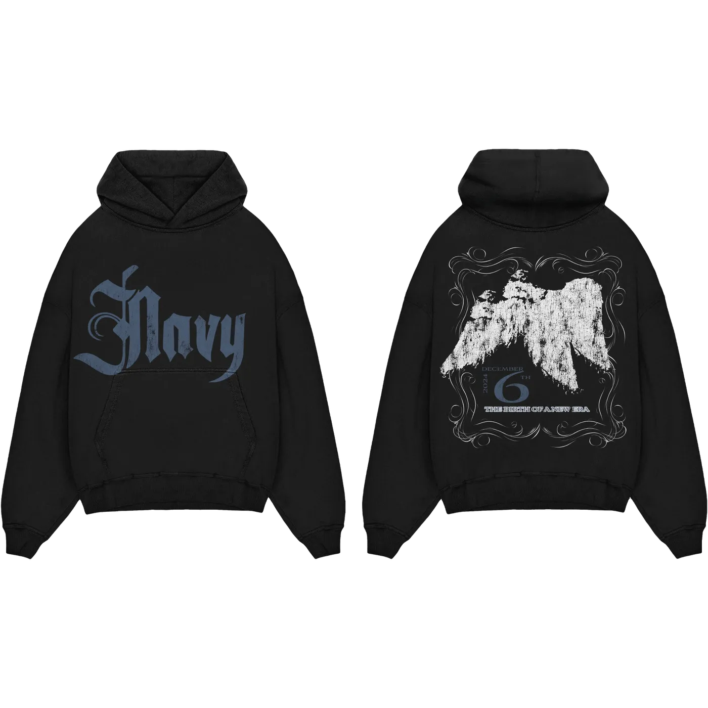 Roddy Ricch Navy Hoodie