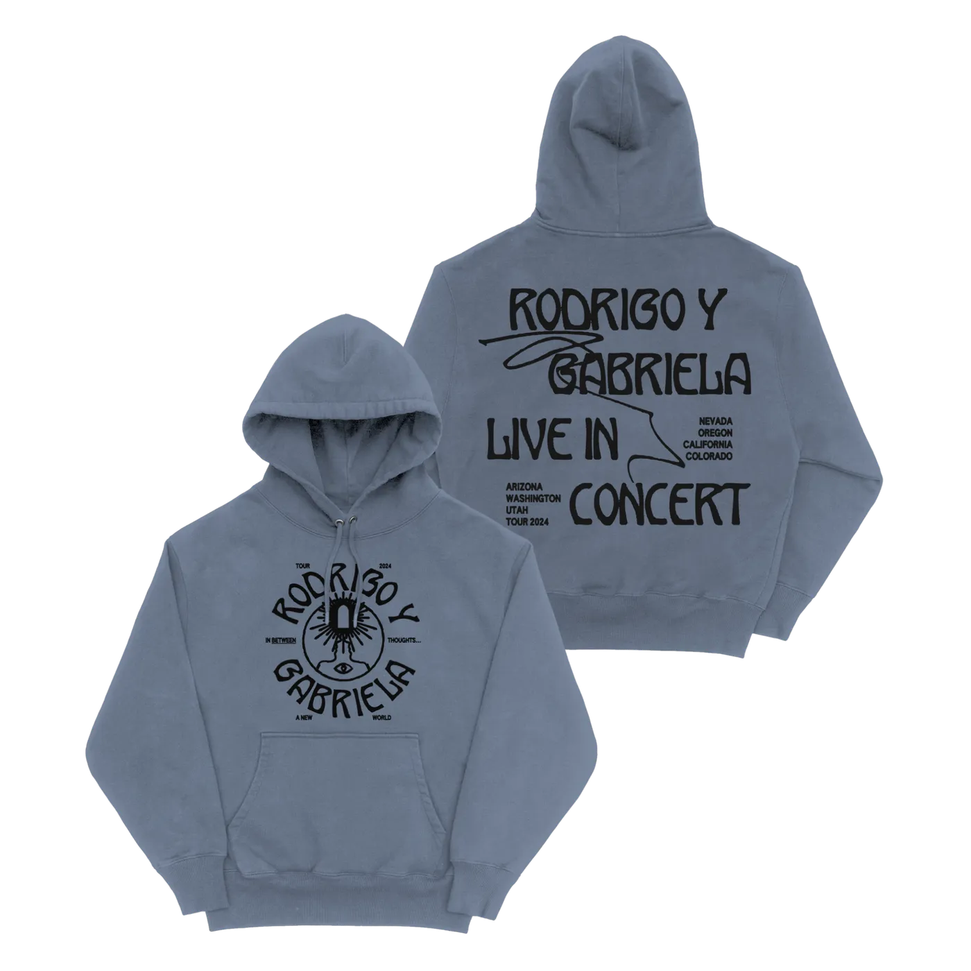 Rodrigo y Gabriela Live In Concert 2024 Tour Hoodie