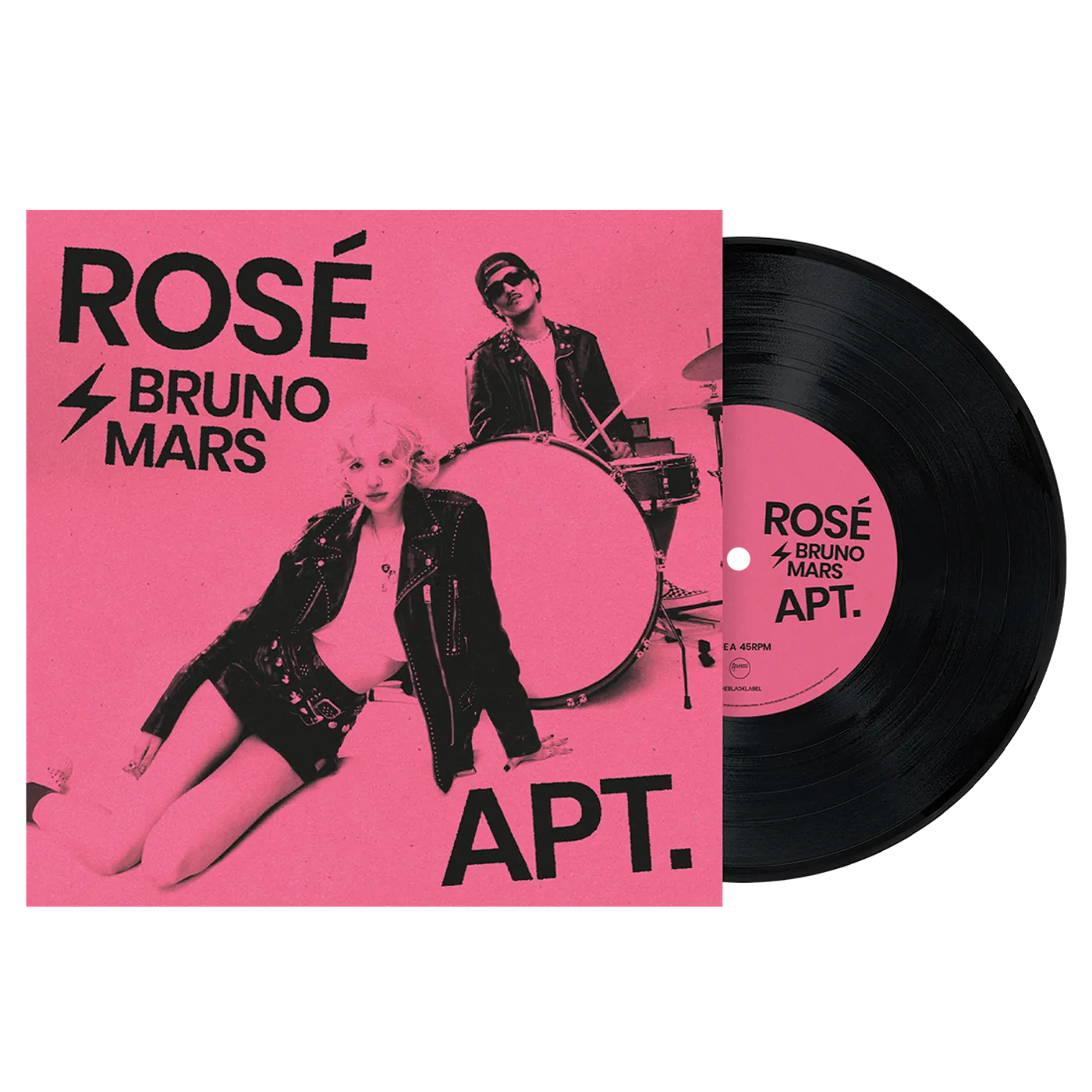 Rosé (BLACKPINK) APT. (7” single) (black) (Vinyl)