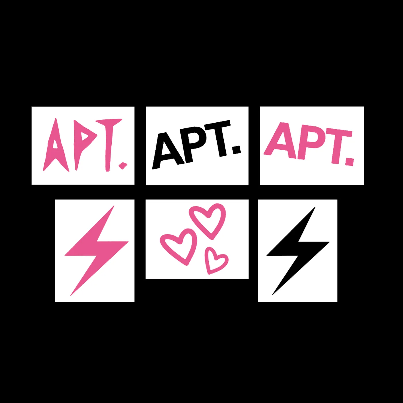 Rosé (BLACKPINK) APT. tattoo sticker set