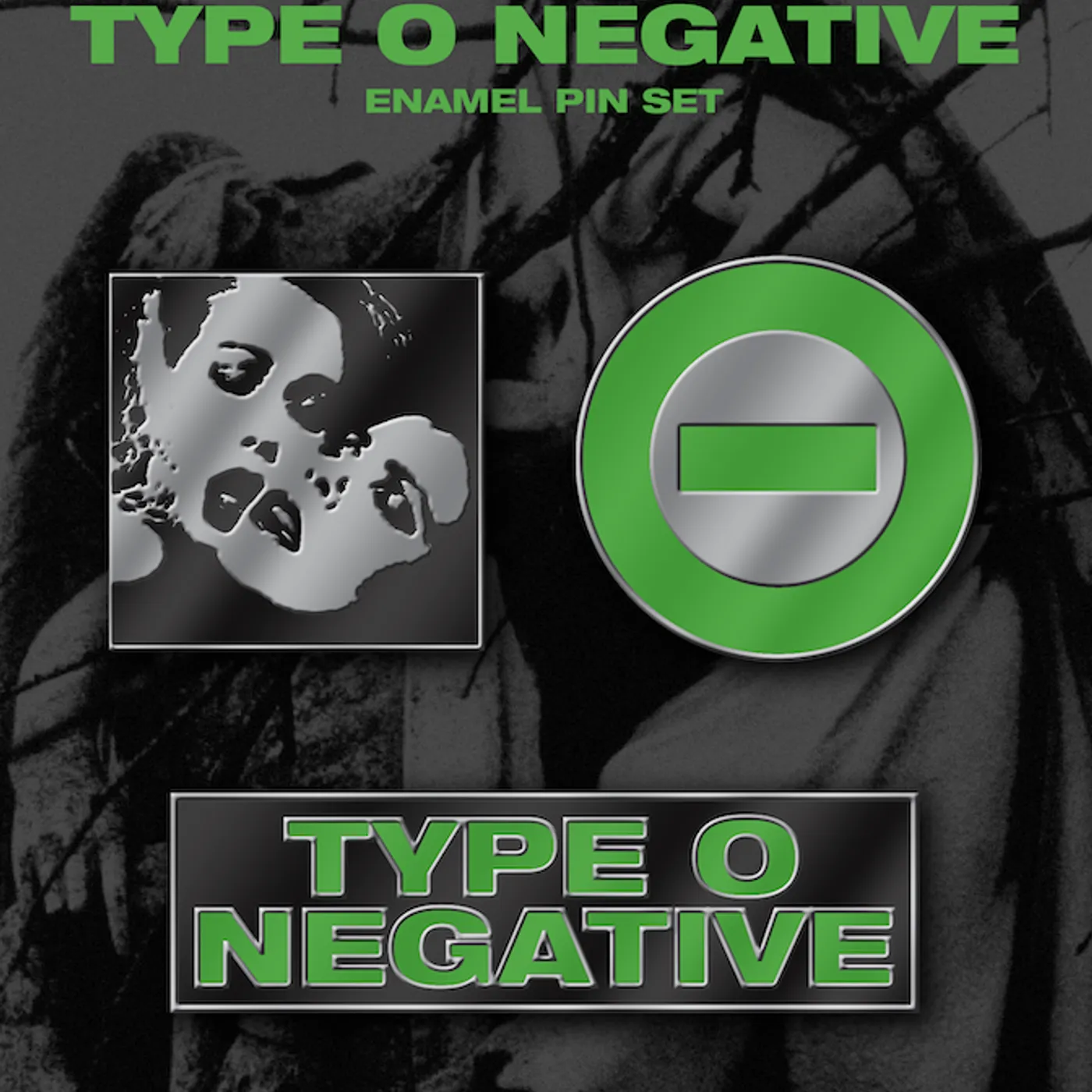 Type O Negative Pin Set