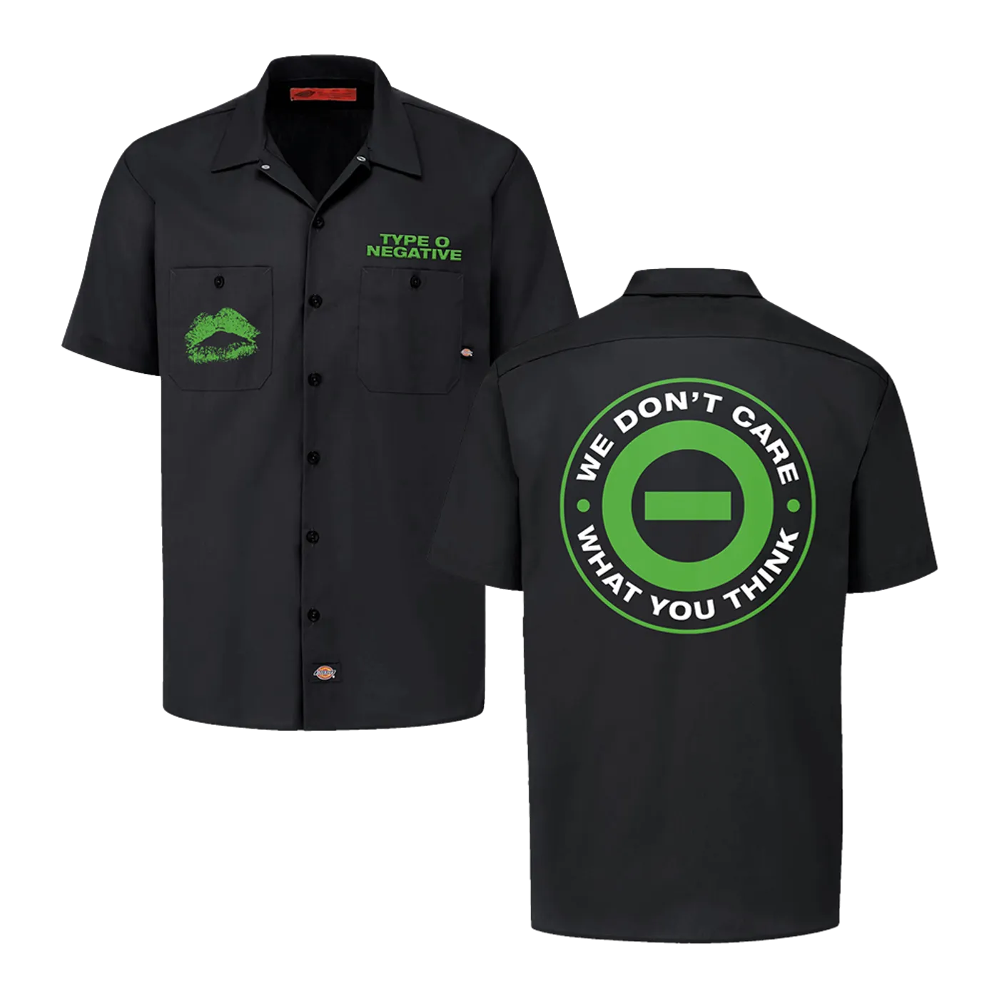 Type O Negative We Don't Care Work Shirt
