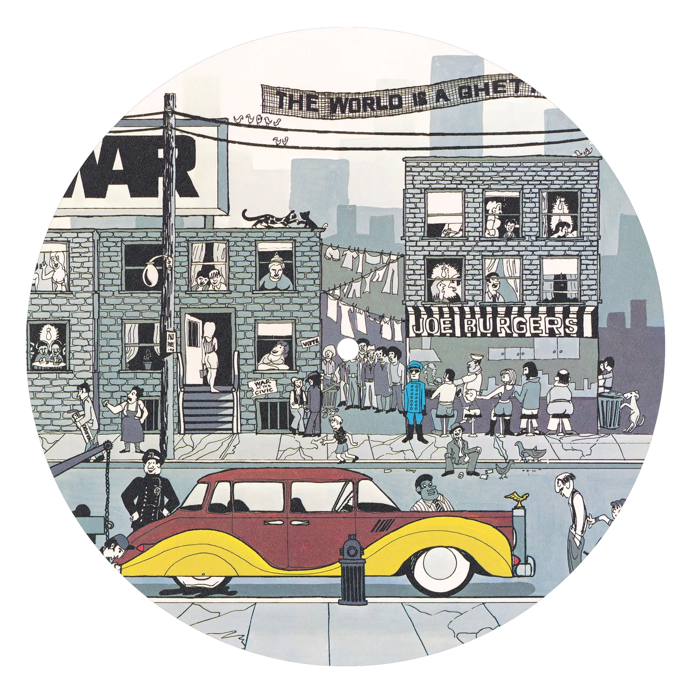 War The World is a Ghetto Slip Mat