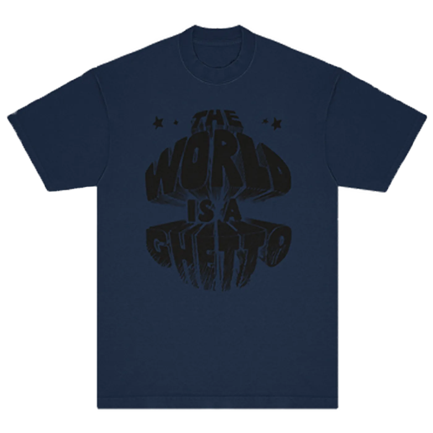 War The World Is A Ghetto Comic Text T-Shirt