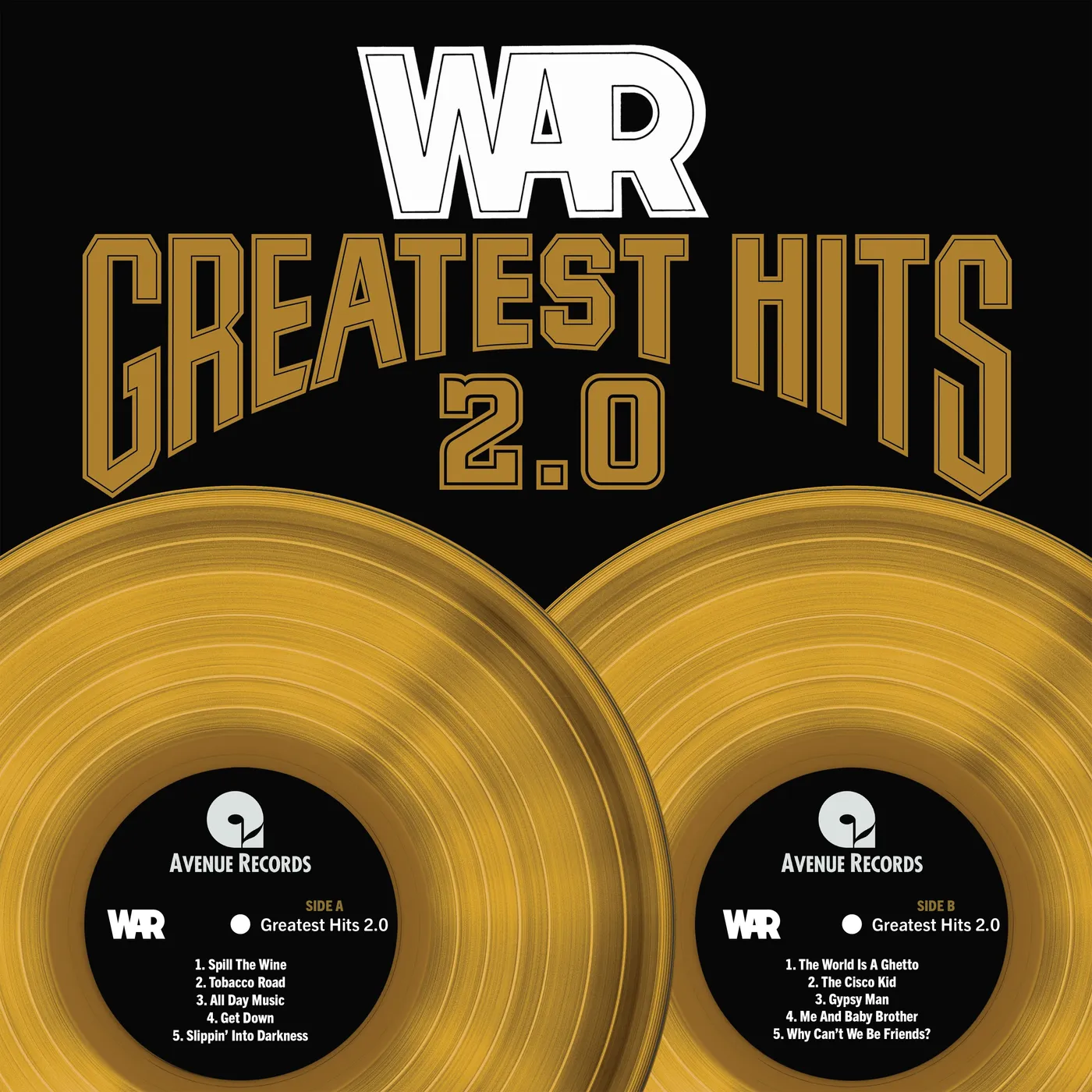 WAR Greatest Hits 2.0 2LP (Vinyl)