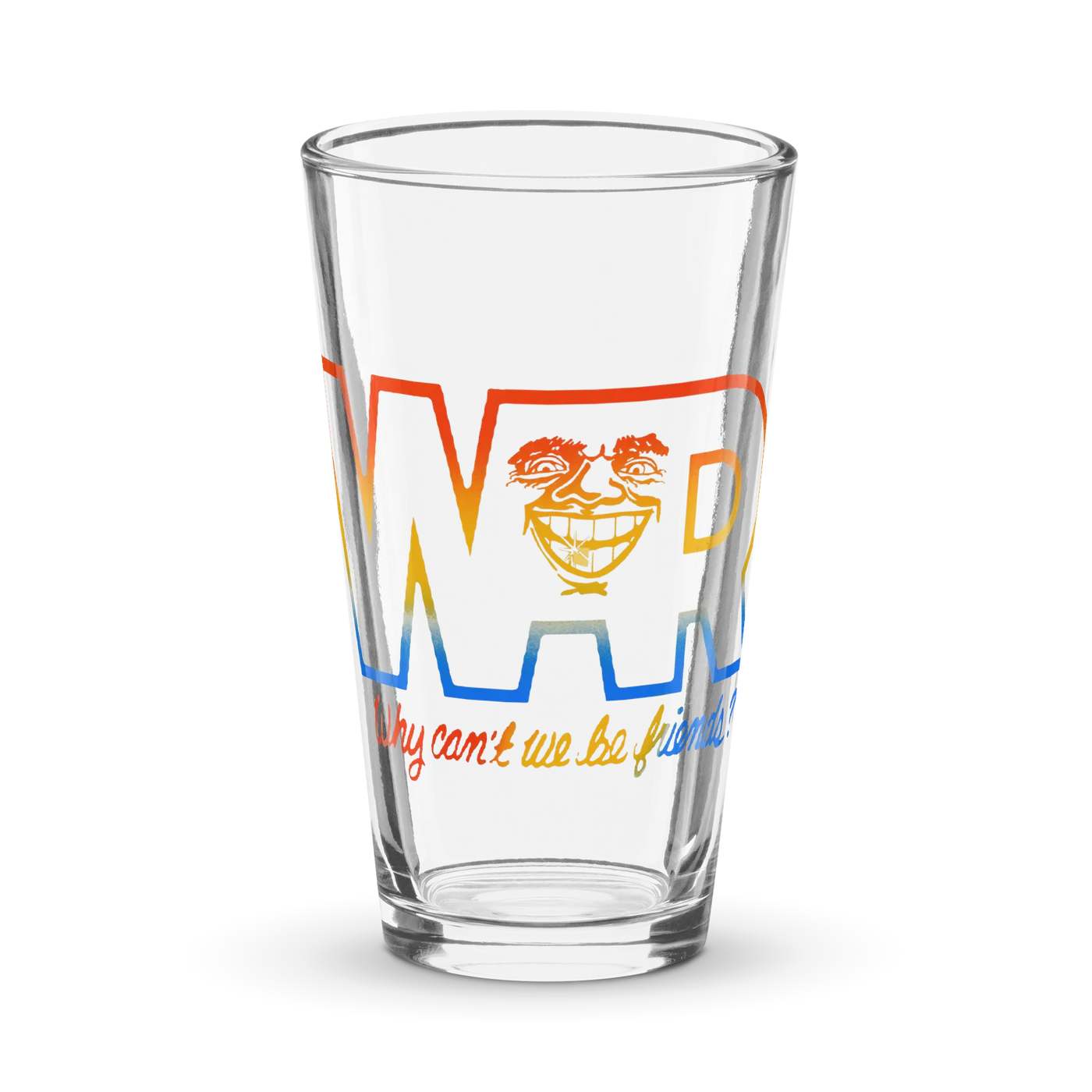 War WCWBF 50th Anniversary Pint Glass