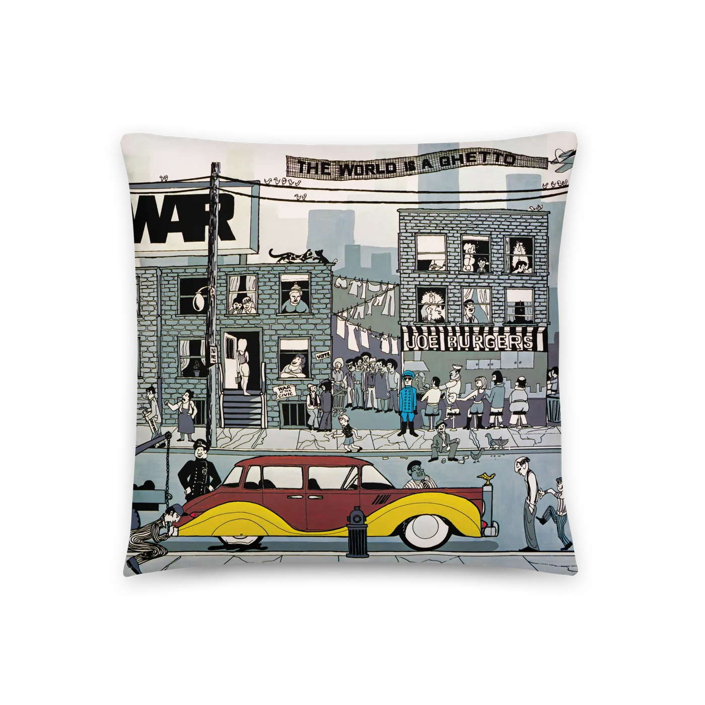 War WIAG Throw Pillow