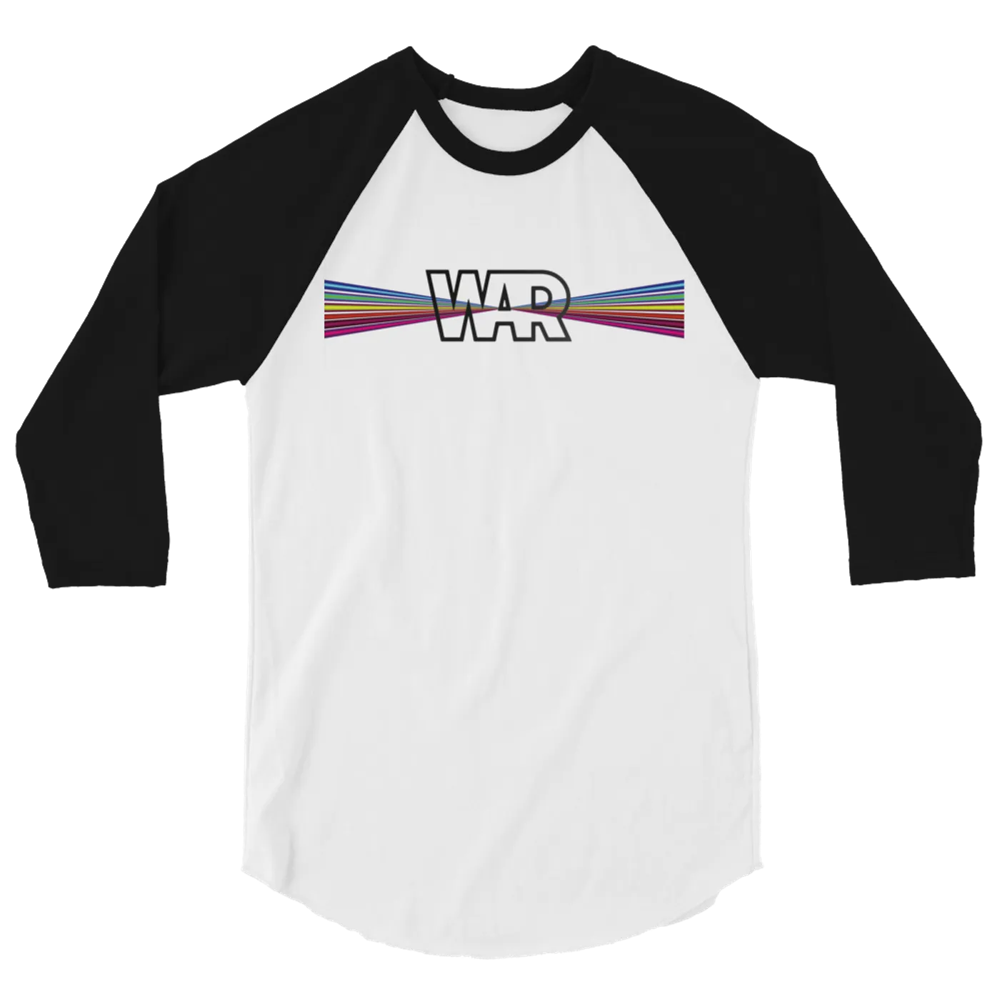 WAR - Retro Remix Logo Raglan