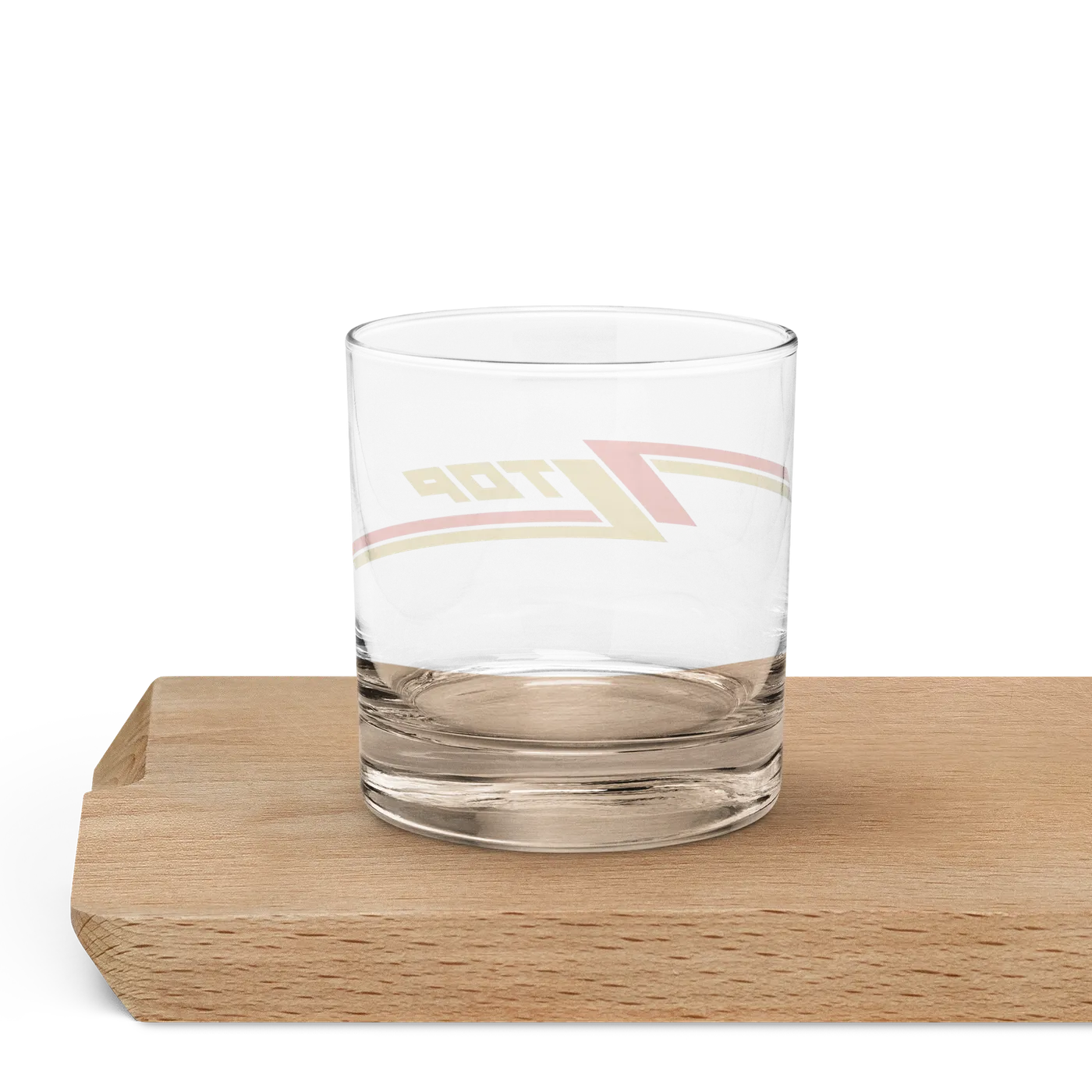 ZZ Top Stripes Logo Whiskey Glass