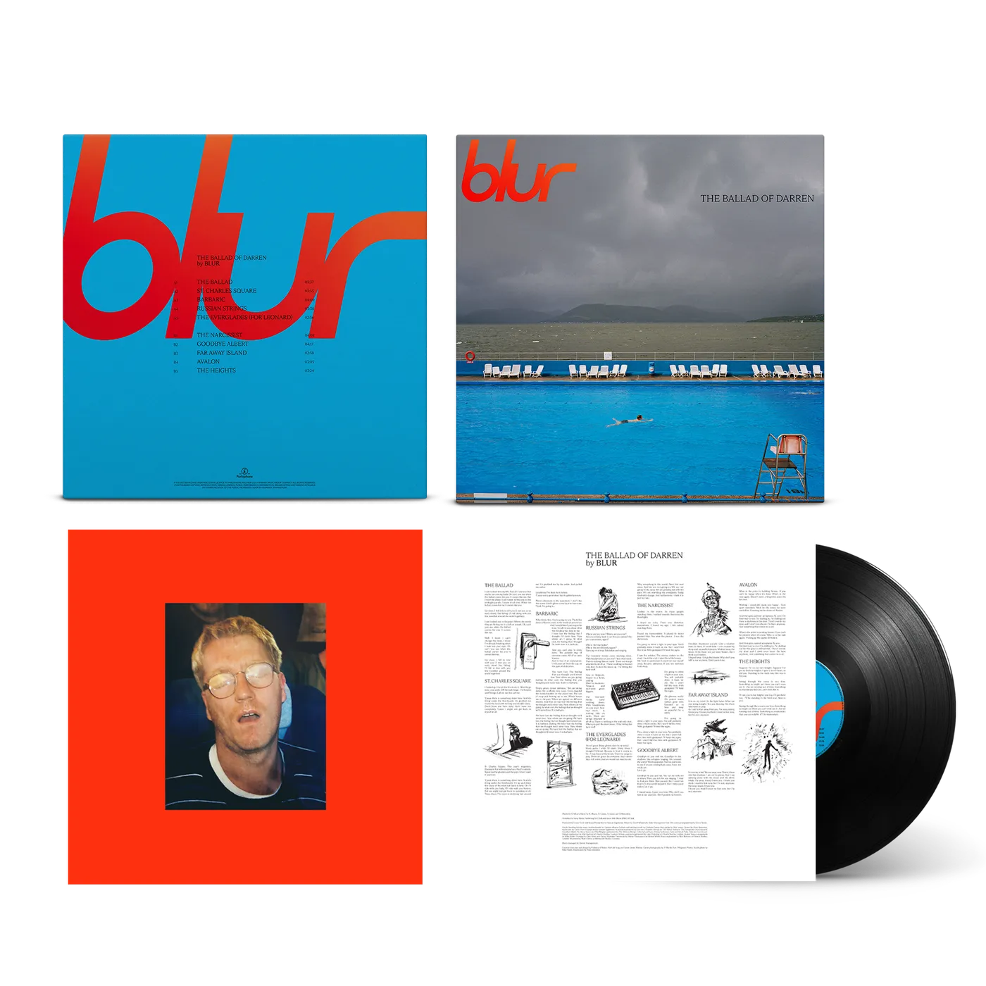 Blur The Ballad Of Darren Standard Black Vinyl