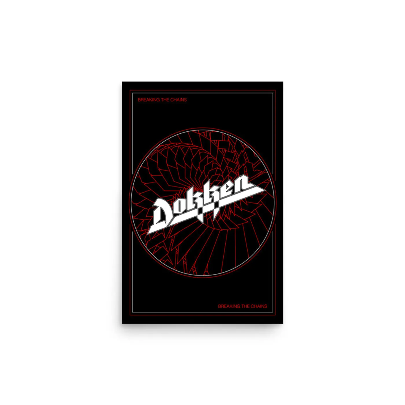 Dokken Breaking The Chains Poster