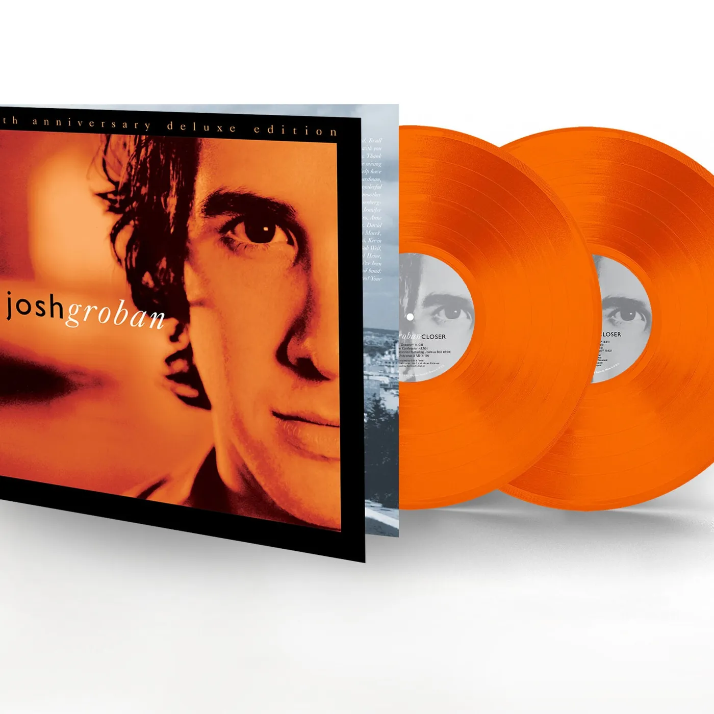 Josh Groban Closer (20th Anniversary Deluxe Edition) (2LP, Orange Vinyl)