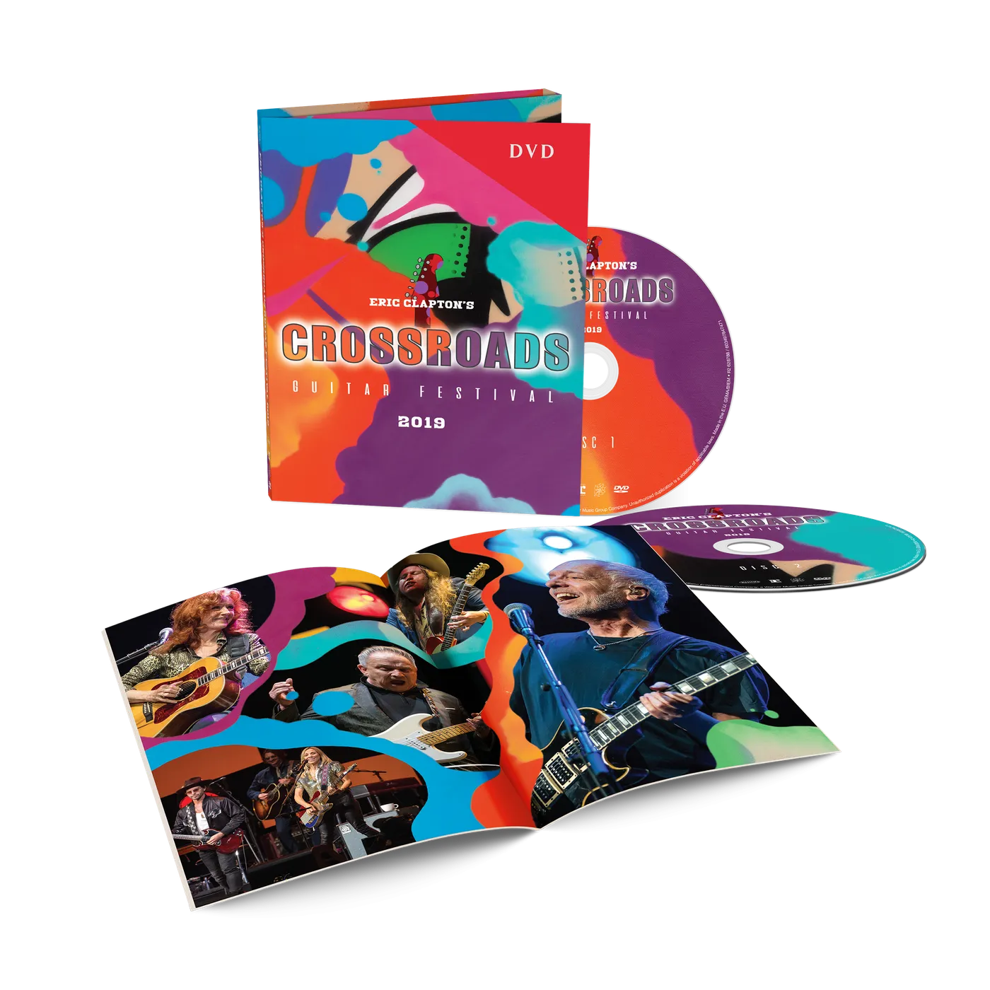 Eric Clapton’s Crossroads Guitar Festival 2019 2-DVD