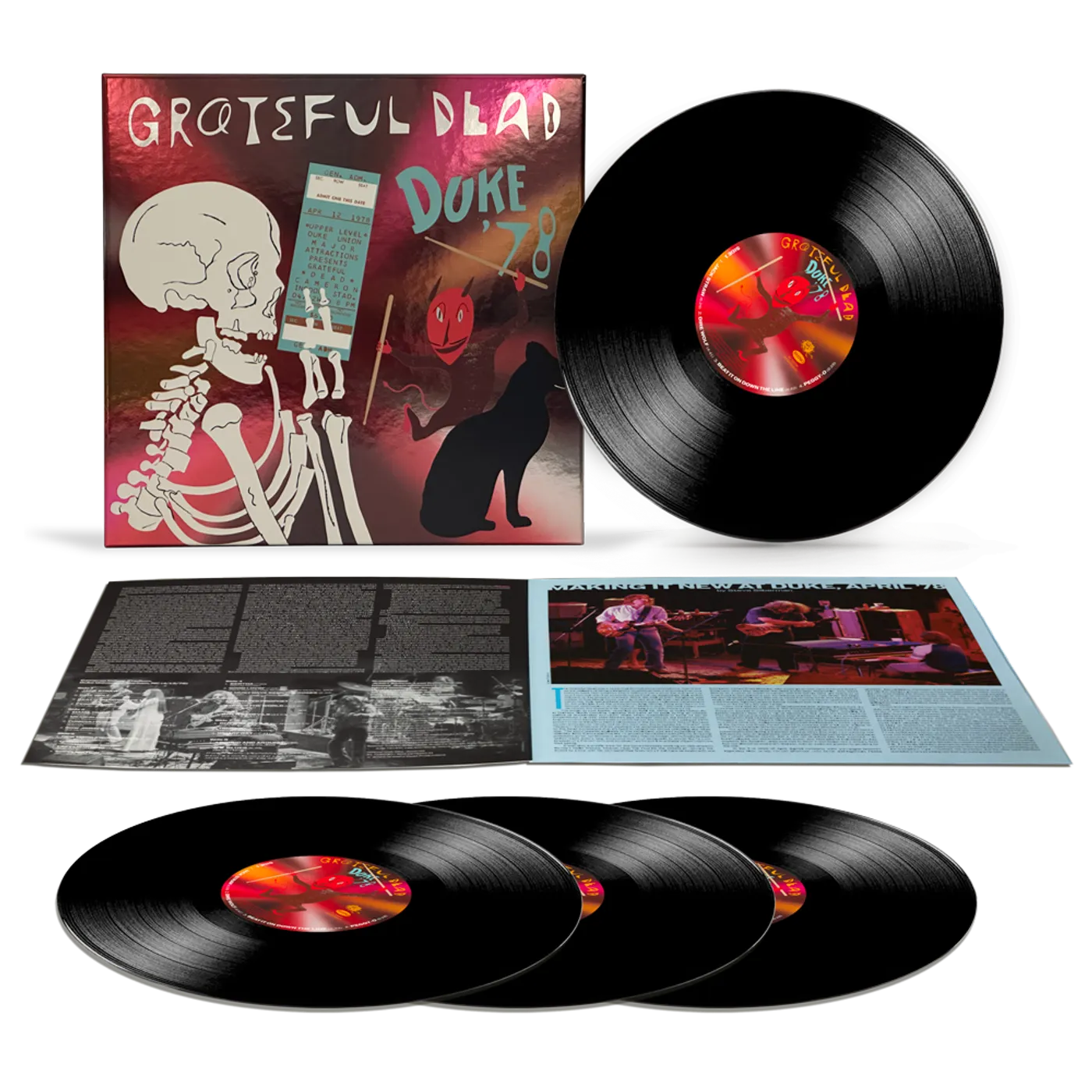 Grateful Dead Duke '78 [4LP] (Vinyl)